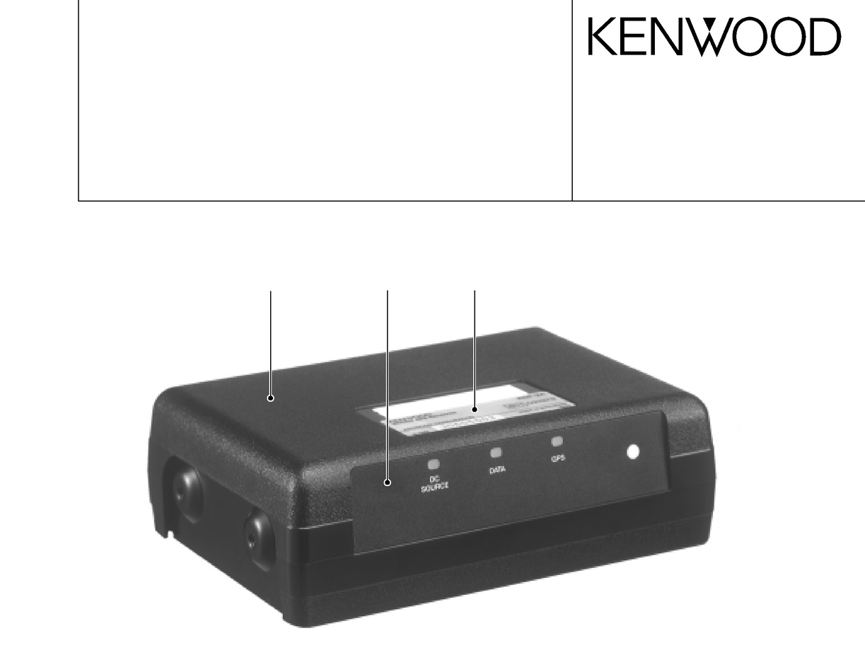 KENWOOD KGP-2A GPS receiver-modem unit