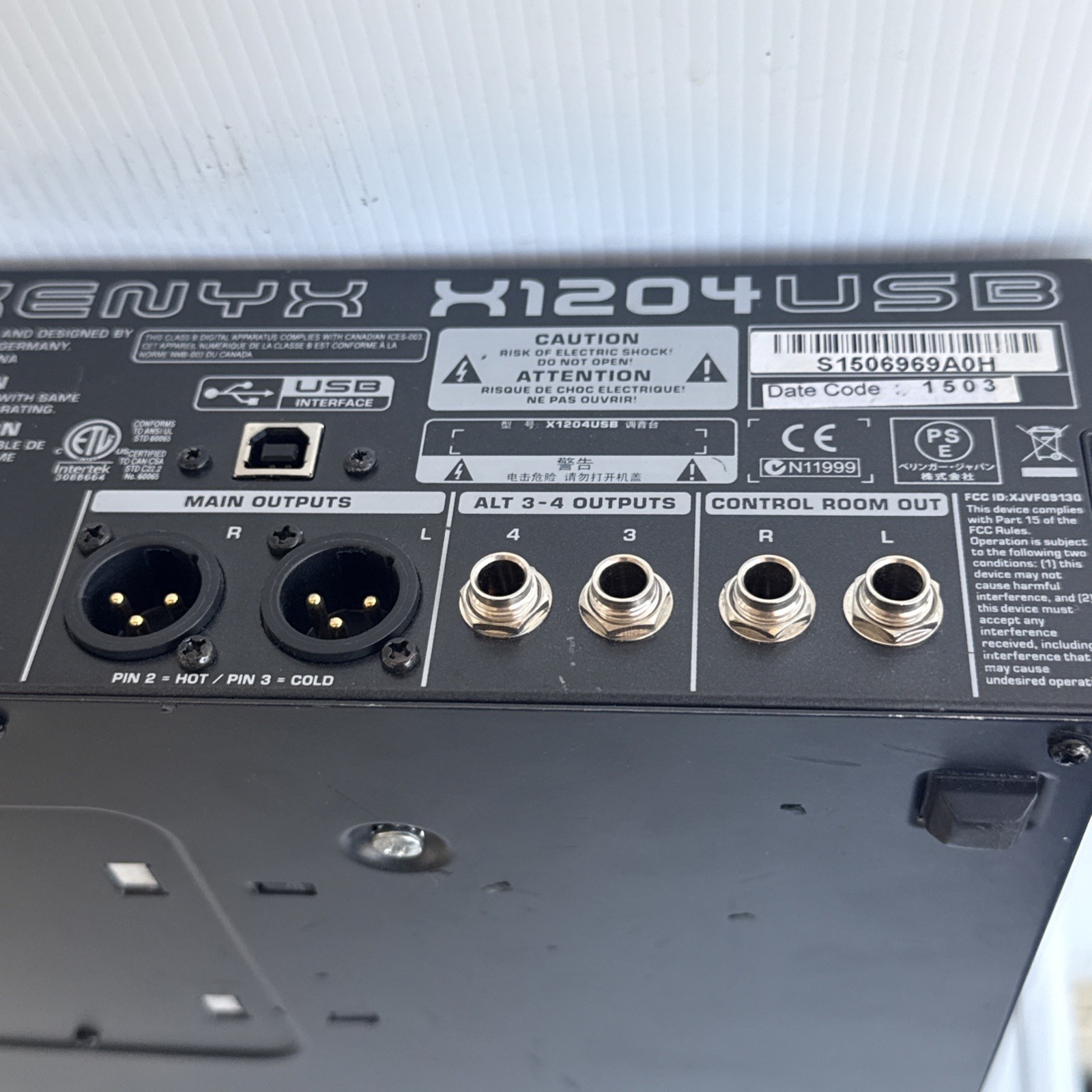 🎧 Behringer XENYX X1204USB USB Mixer - Great Functional Condition