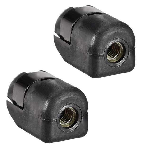 Fielect 2pcs M6 Female Thread PA66A5 Gas Spring End Fitting Black