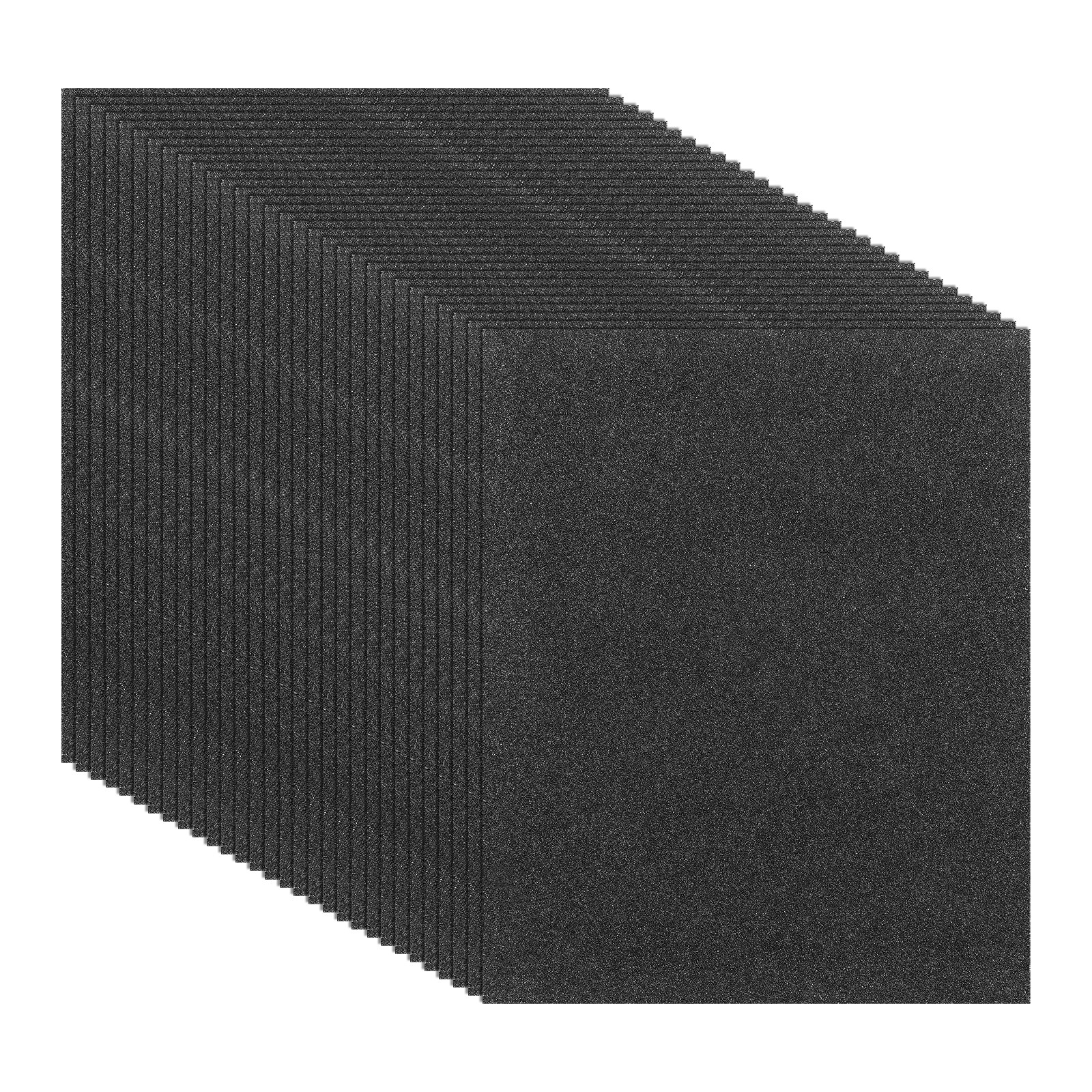 30 Pack 4.5" x 5.5" Sandpaper, 80 Grit Sand Paper for Wood Furniture