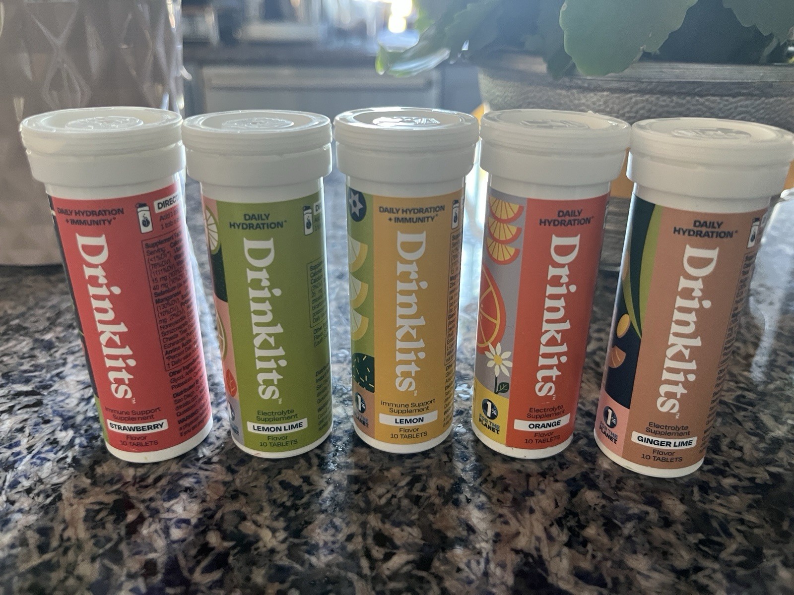 Drinklits Hydration Tablet Tubes Lot Of 4