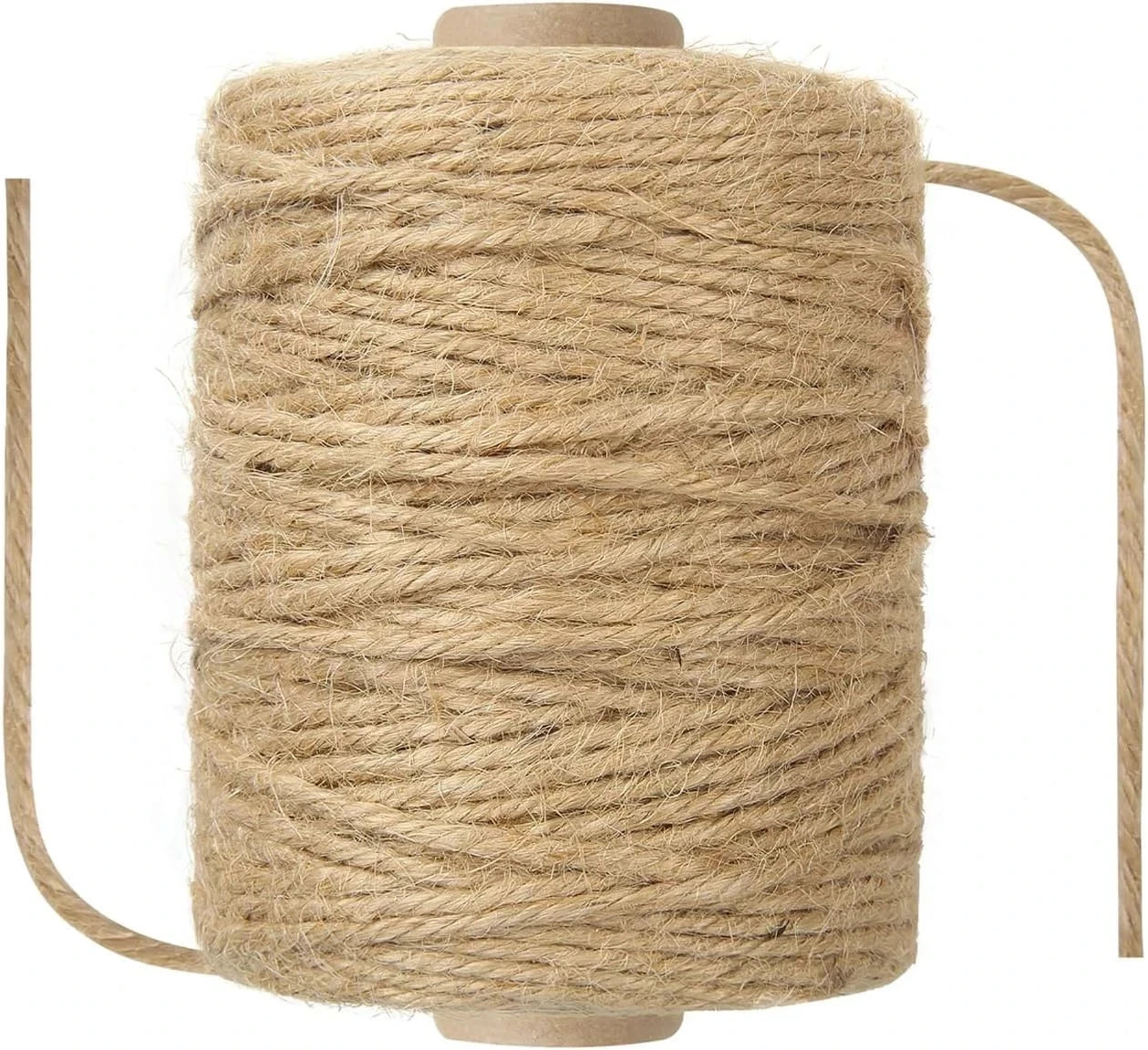 1/8 in (3Mm) X 328 Ft (100Meter) Natural Sisal Hemp Rope Heavy Duty Thick Twine