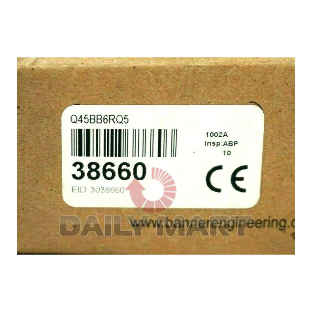 New In Box BANNER Q45BB6RQ5 Sensor