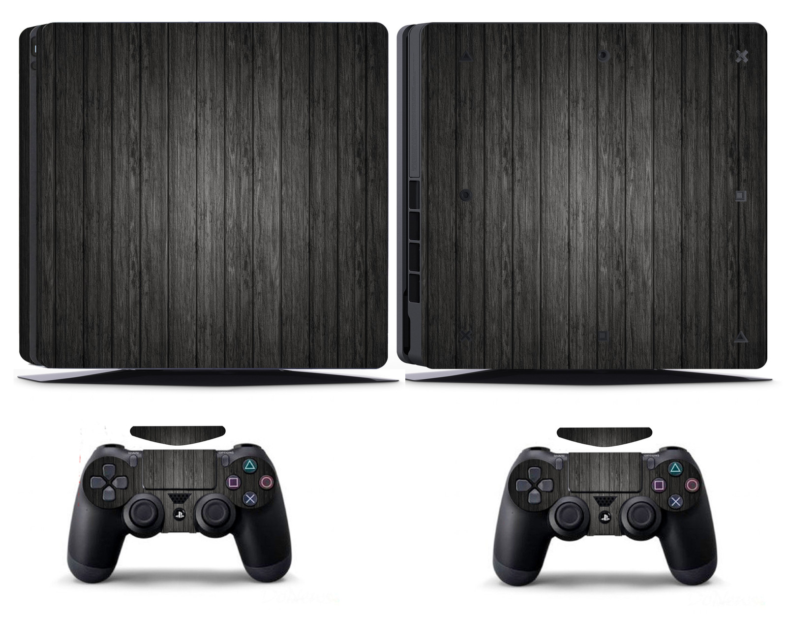 Wood 267 Vinly Skin Sticker Cover for Sony PS4 Slim PlayStation 4 SLIM