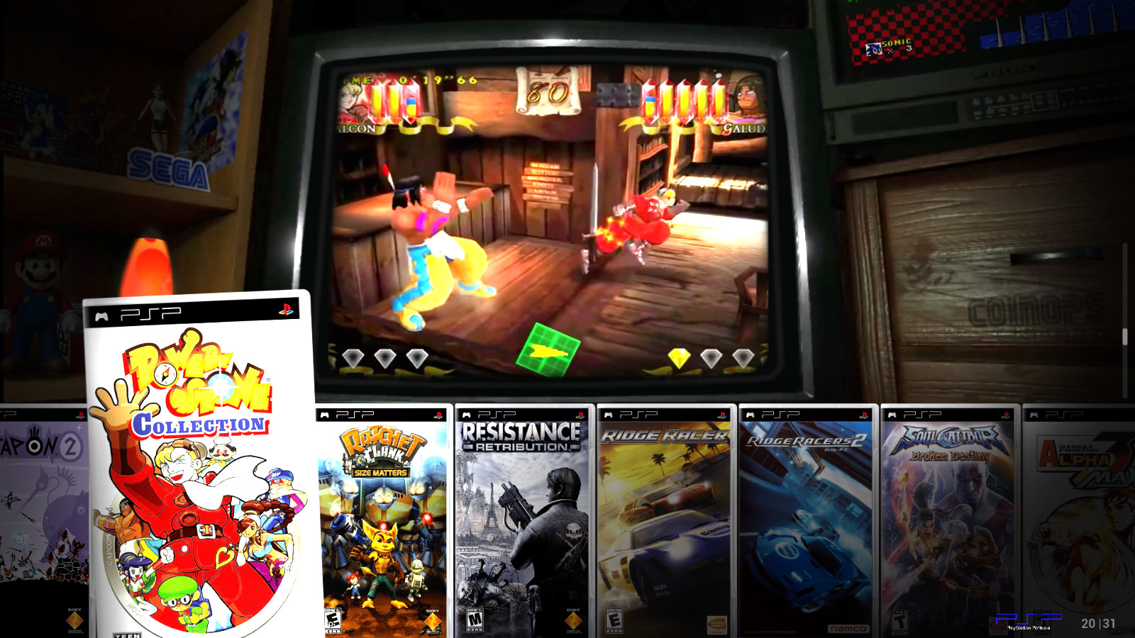 Retro-games system