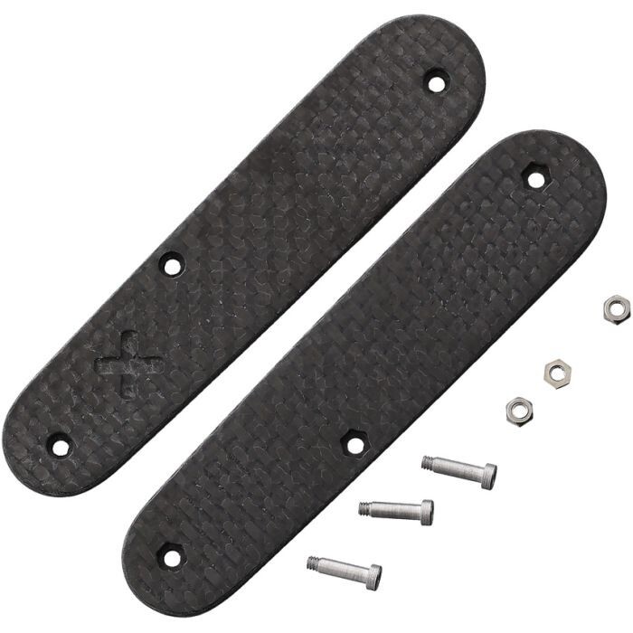 Flytanium Carbon Fiber Scales For Victorinox Cadet Swiss Army Knife Classic Flat