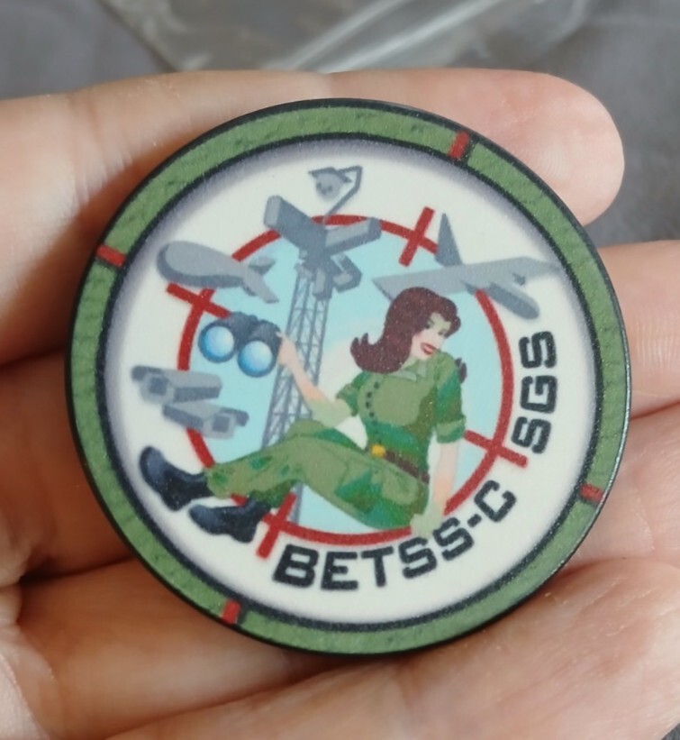 Operation Enduring Freedom BETSS-C SGS Military Challenge Poker Chip OEF