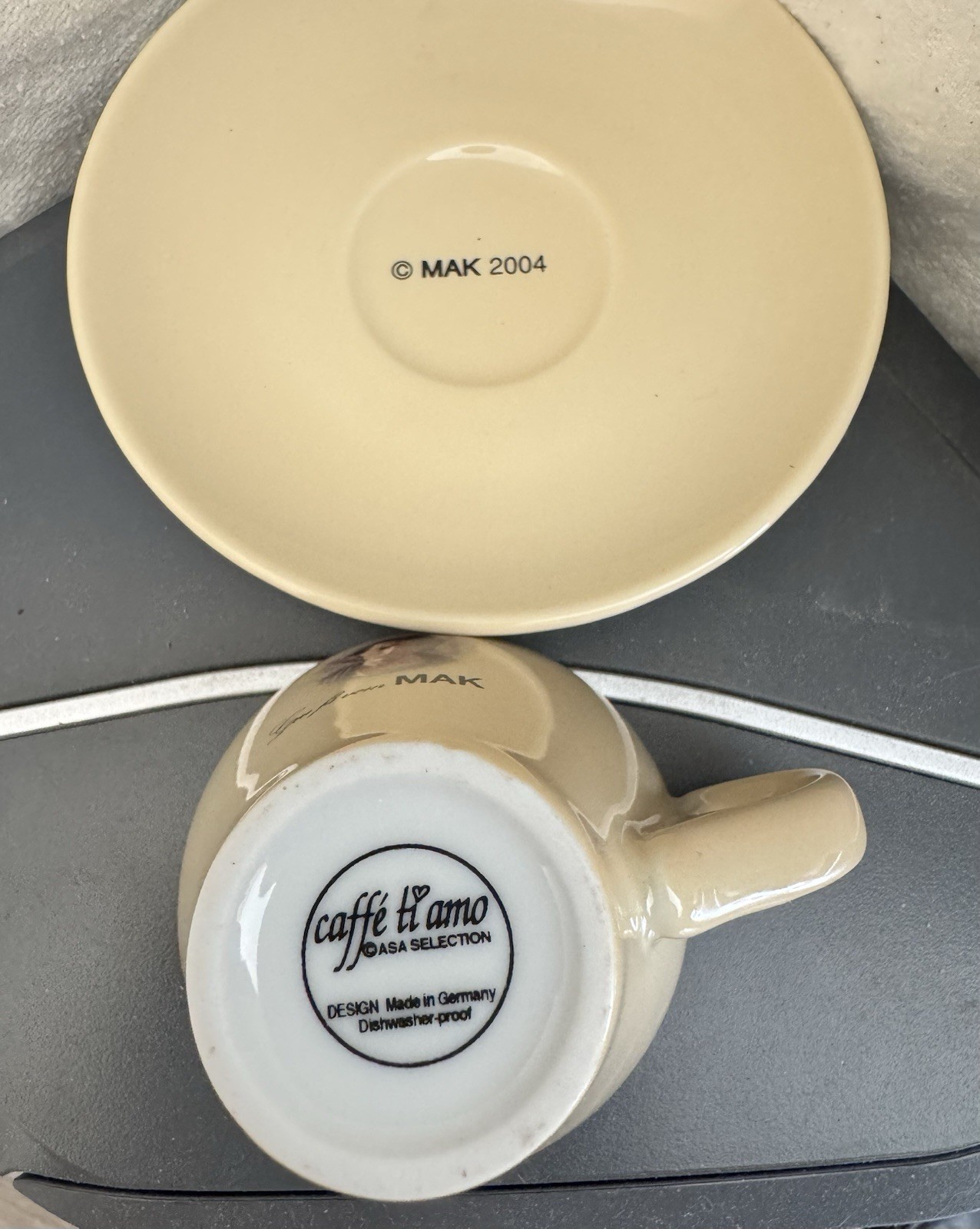ASA Selection 'caffe TI Amo' Classic Espresso Cups & Saucers