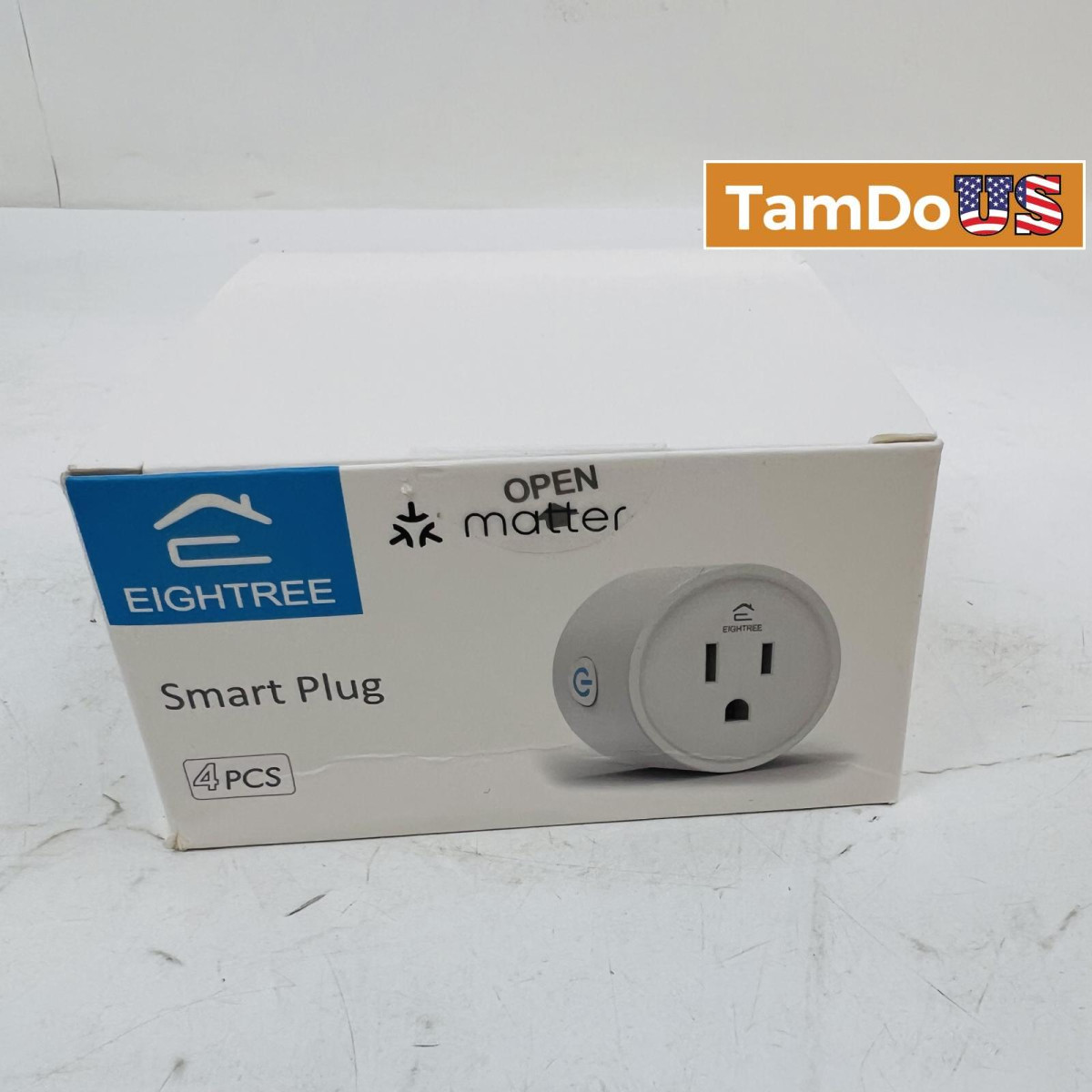 EIGHTREE Smart Plug ET06 WiFi Outlet 2.4GHz 4 Pack, Works w Alexa & Google Home