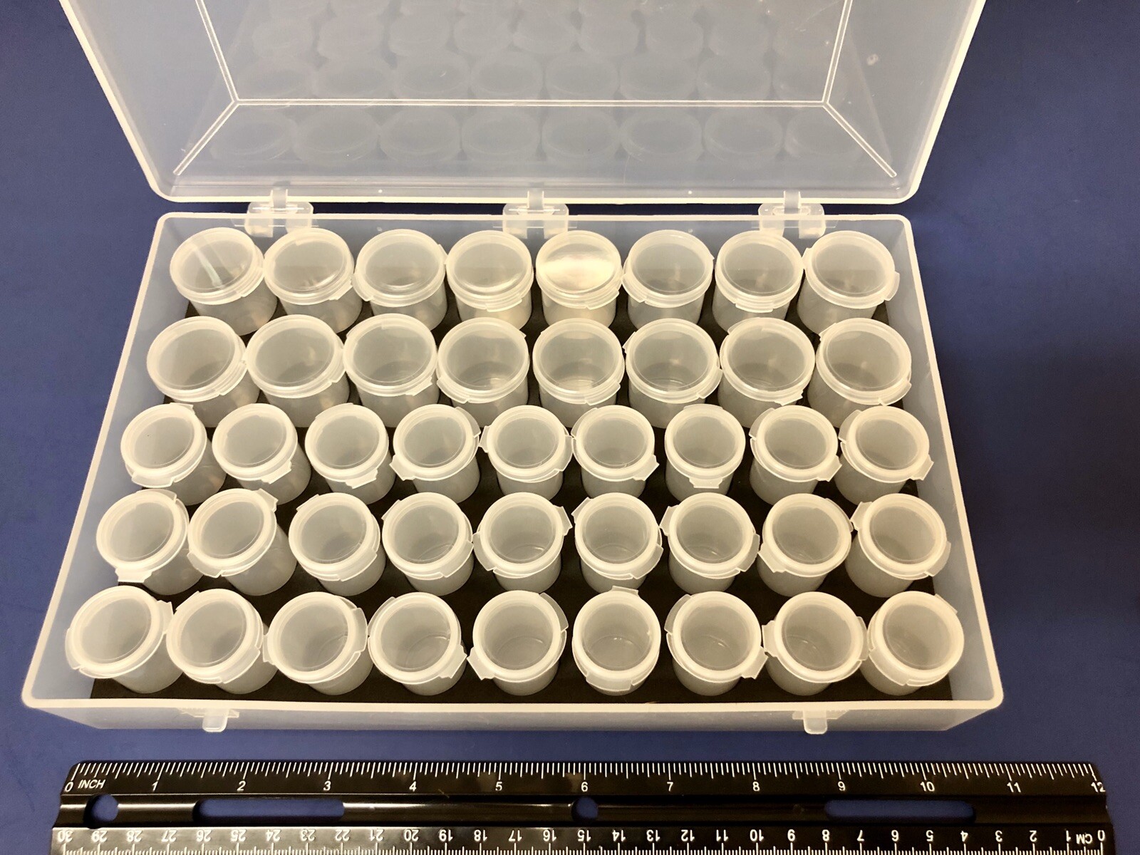 HARELINE'S FLY TYING STASH BOX. HOOK AND BEAD STORAGE. CRAFTS. 43 COMPARTMENTS.