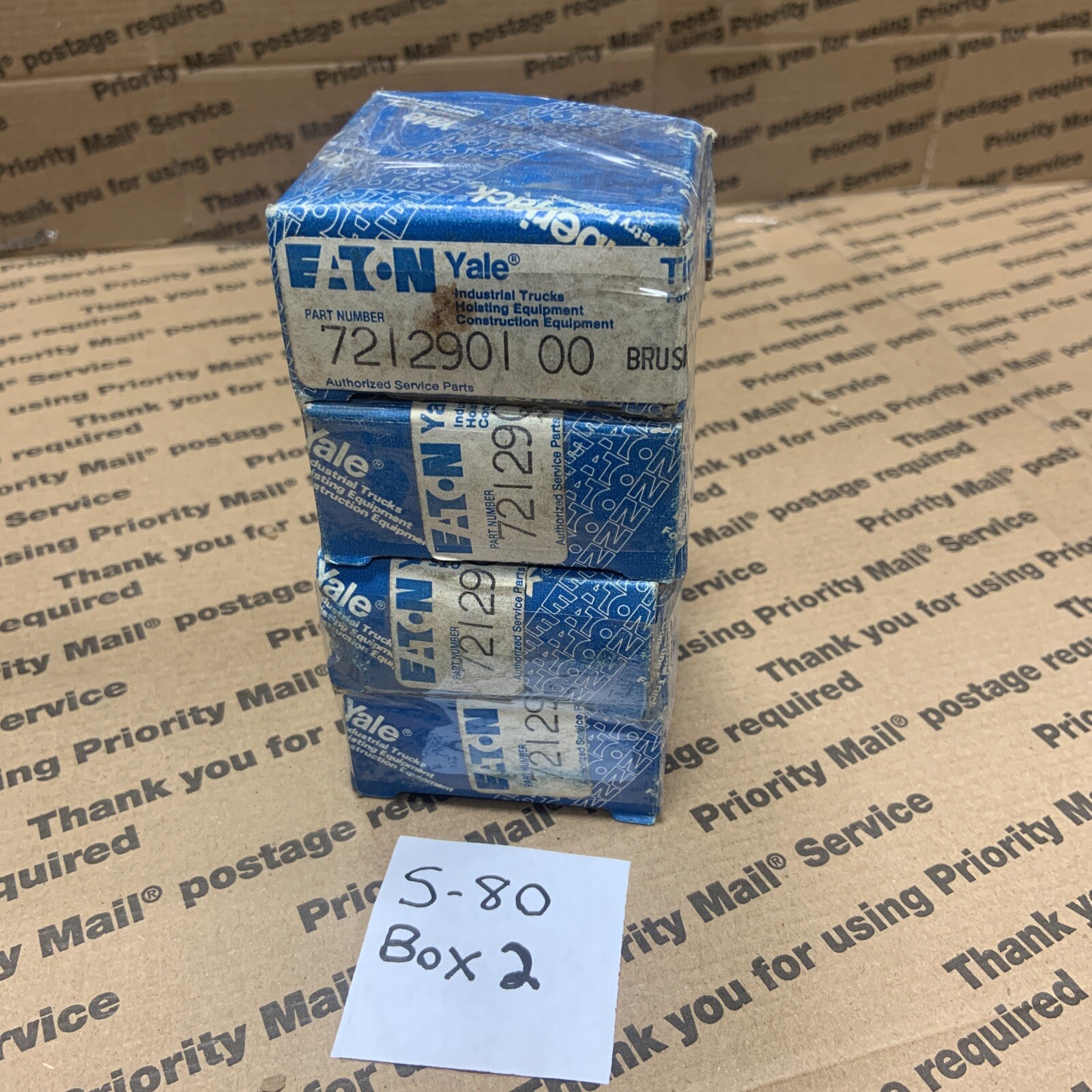 Lot Of 16 Eaton YALE 721290100 Carbon BRUSH Timberjack Forestry E3B01 10FJ8 New