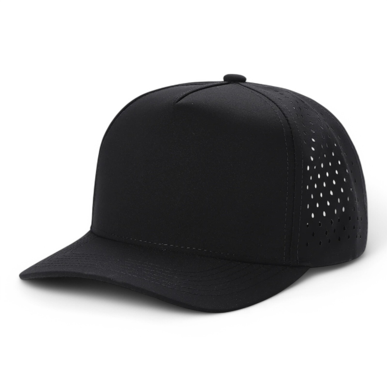 Mens Baseball Cap Snapback Adjustable Size Laser Vented Trucker Hat Waterproof