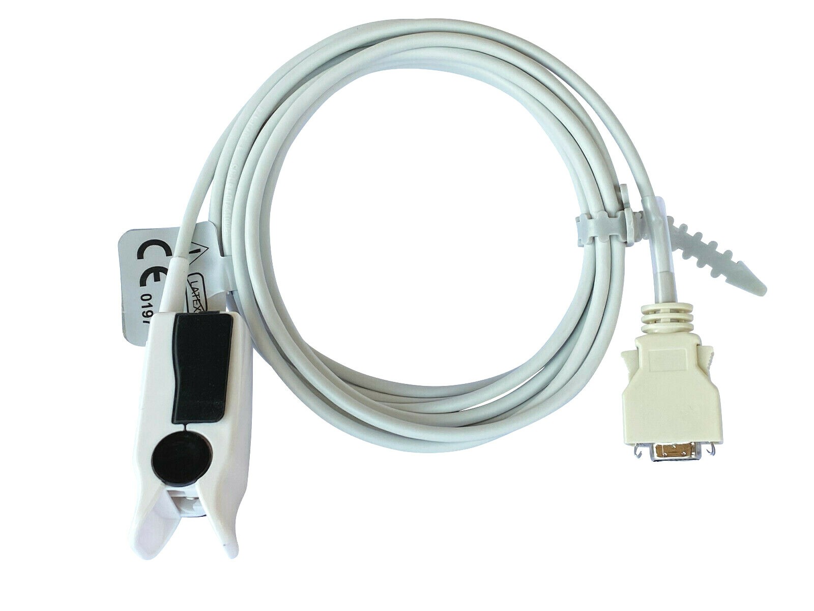 SPO2 Adult Finger Sensor Pulse Oximetry ZOLL E M R Series Monitor Compatible 8'