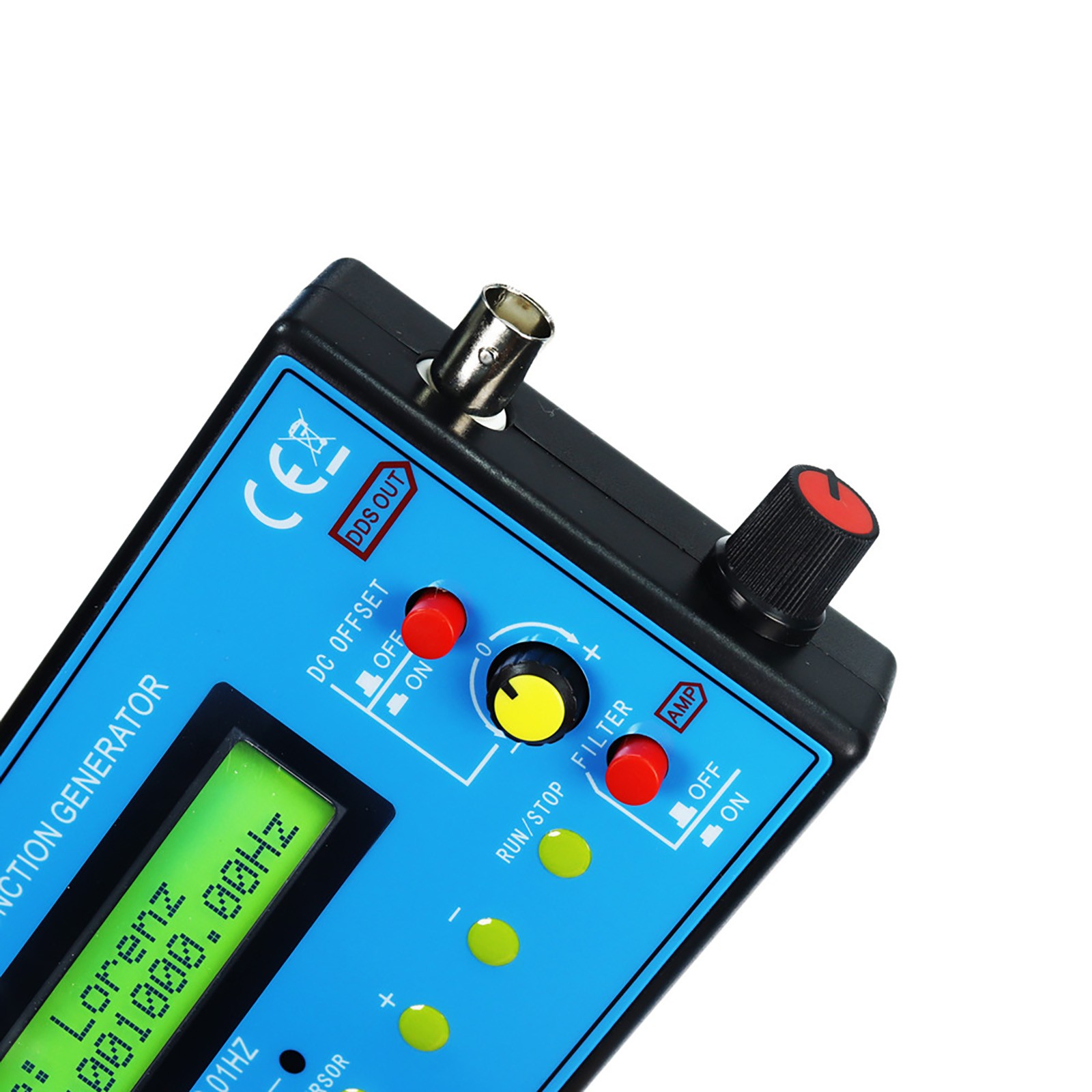 Signal Generator DDS 0.01Hz-500kHz LCD Display 15 Waveforms for Electronics Lab