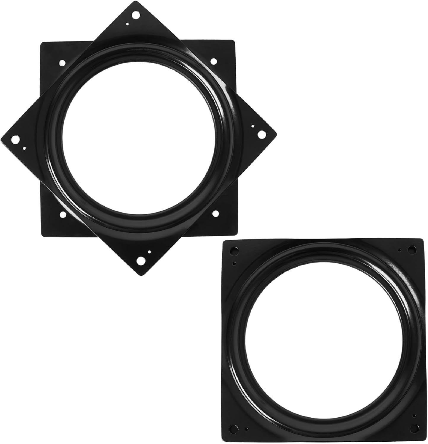 2 Pack 6" Lazy Susan Turntable 500-Lb Steel Ball Bearing Rotating Tray Strong St