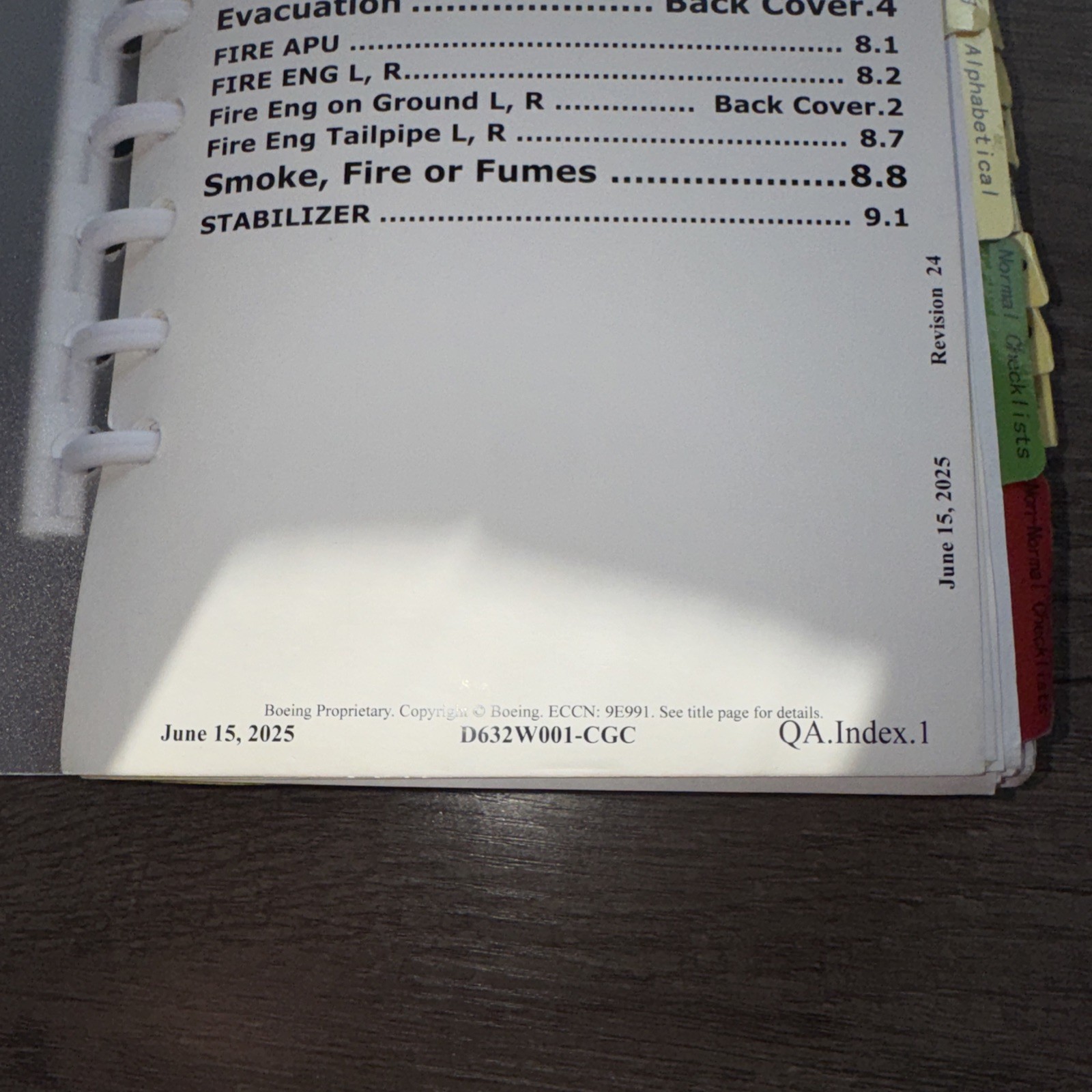 Air China Cargo B777 Quick Reference Handbook for Crew Operations Manual 2025