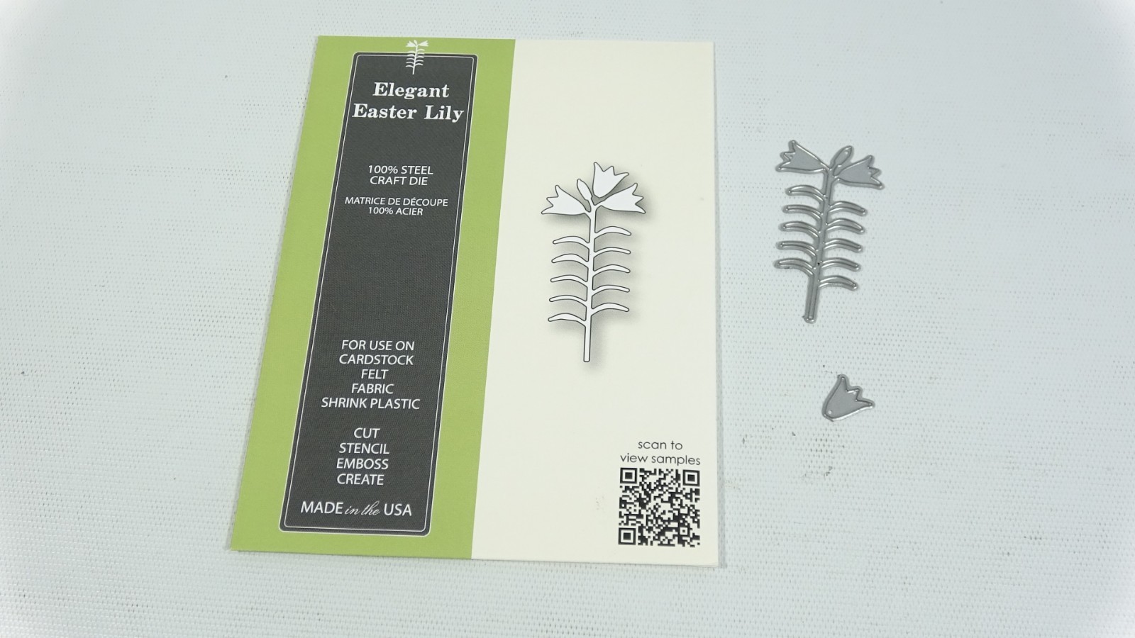 2017 Poppystamps Steel Craft Die Elegant Easter Lily 1758
