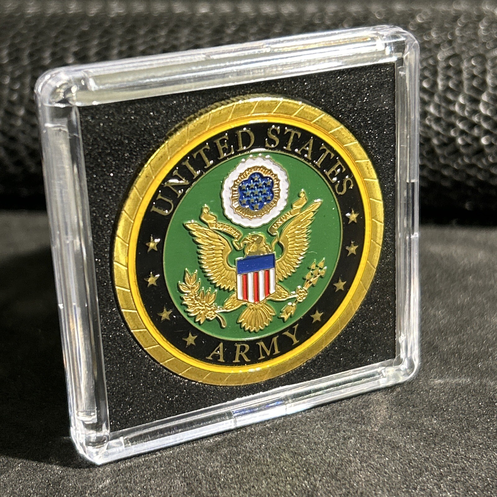 US ARMY SECOND (2ND) LIEUTENANT Challenge Coin with case-SHIPS WITIN 24 HRS!