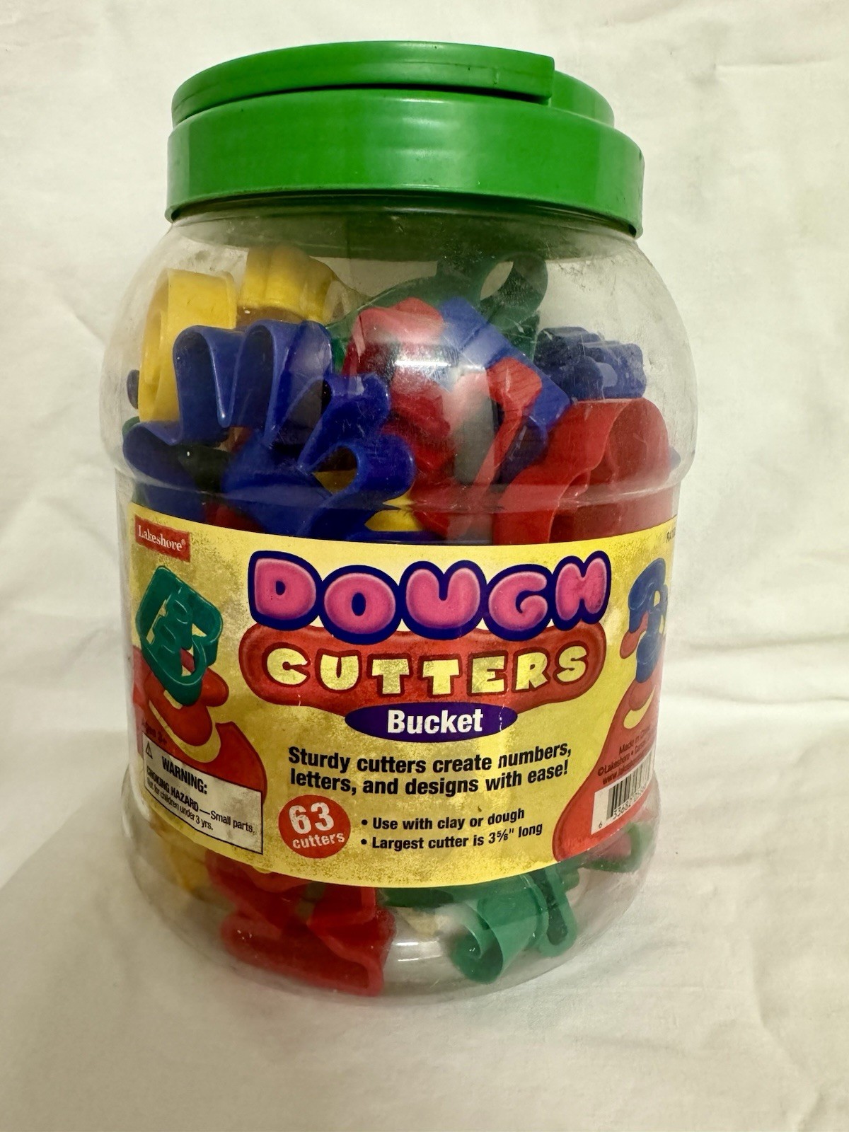 Dough Accessories *Cutters Bucket*- 63 pcs COMPLETE Never Been Used