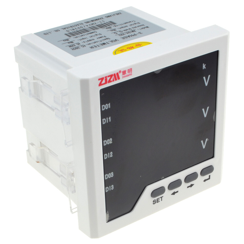 Multi-function Three-phase Programmable Electric Power Meter Intelligent Voltage