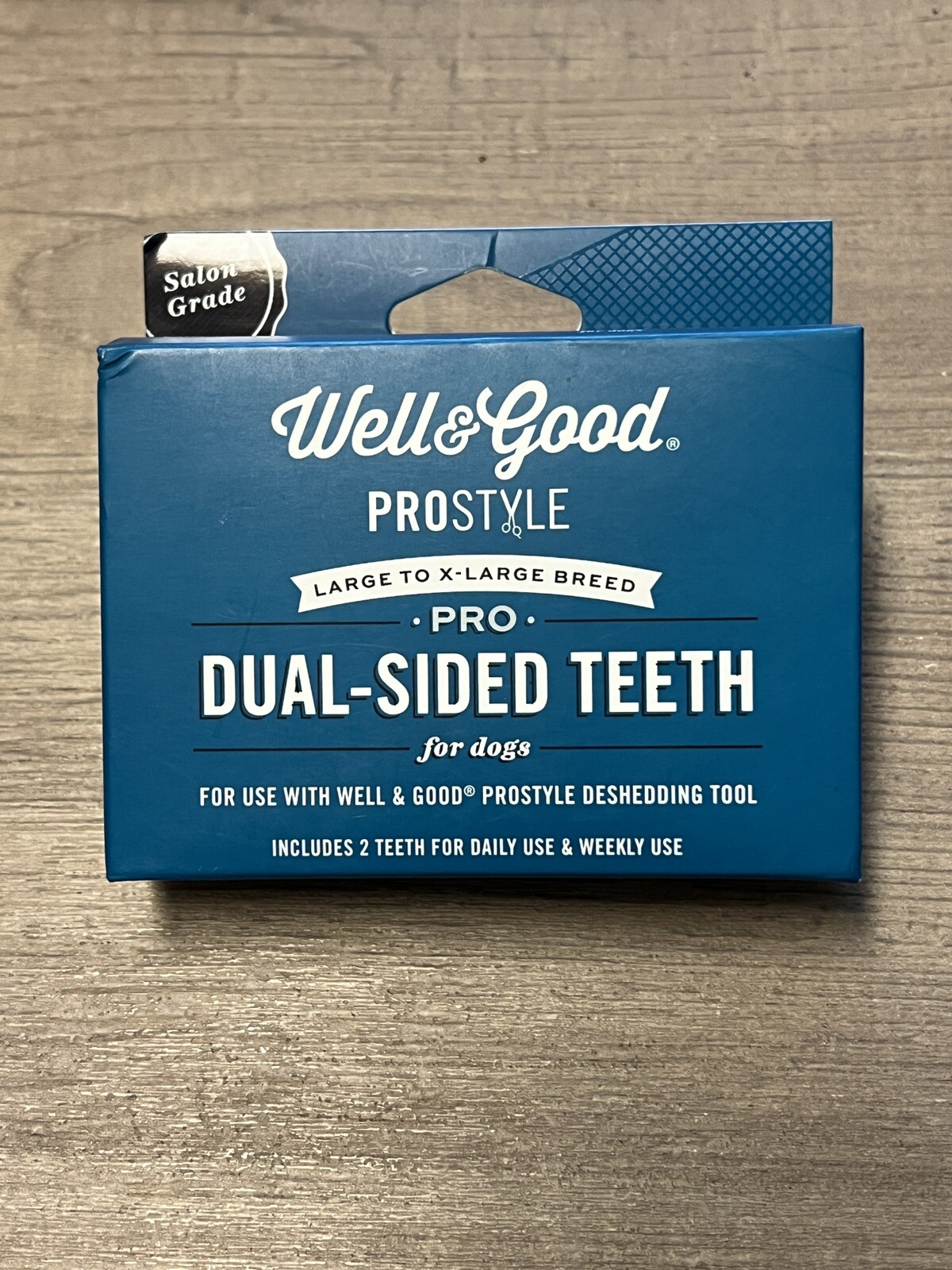 Well & Good Prostyle Dual Sided Teeth Deshedding Replacement Large to XL Dog