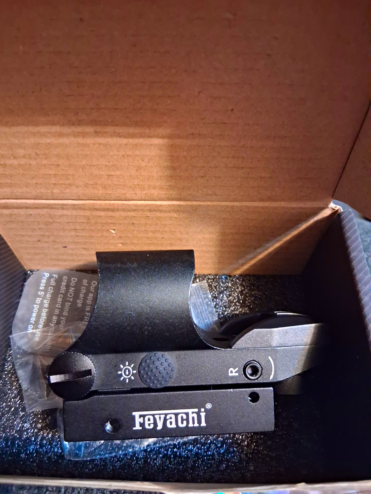 Feyachi Black Red Dot Reflex Dot Sight Optic