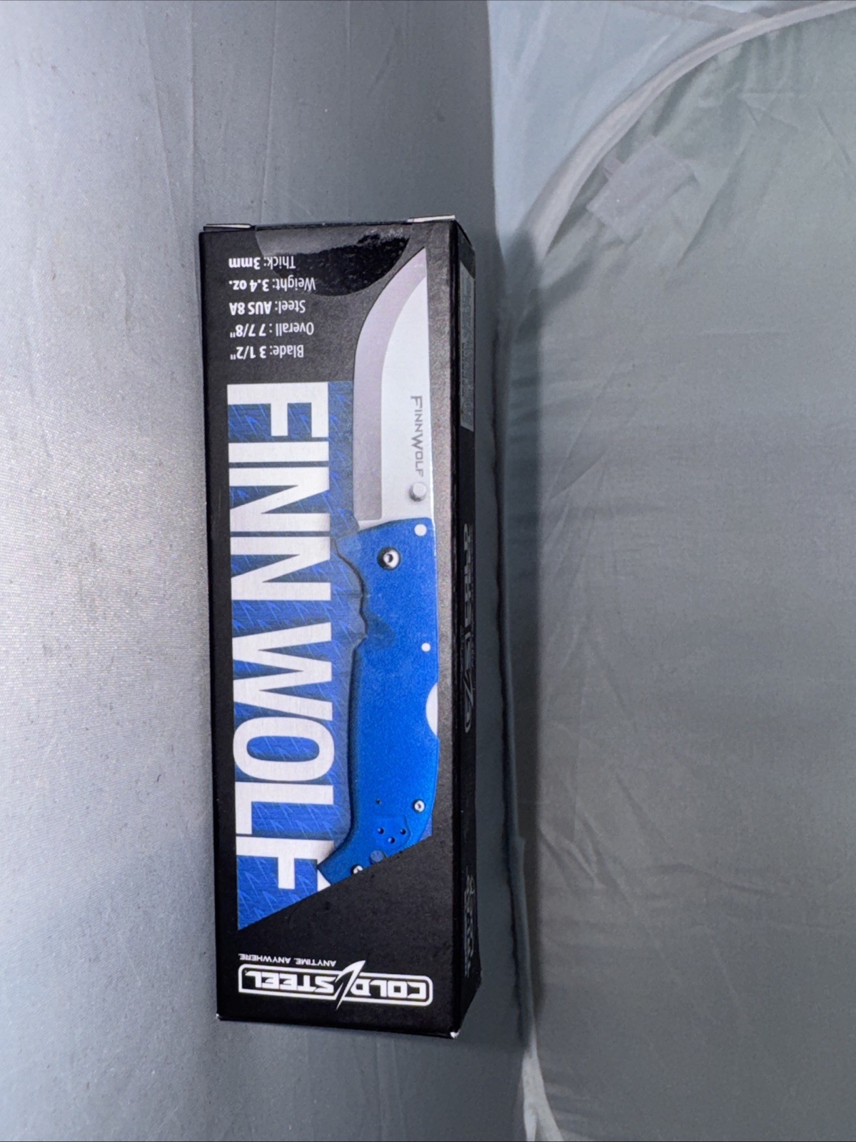 Cold Steel Finn Wolf Blue Folding AUS-8 Stainless Steel Pocket Knife 20NPG