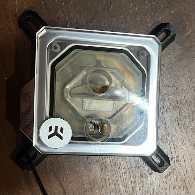 EKWB CPU Block Clear Silver Black with Mounting Hardware Cable 3-Pin