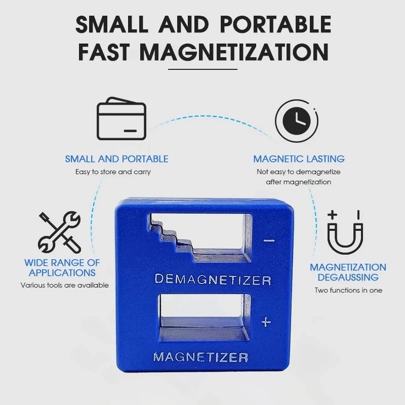 MAGNETIZER DEMAGNETIZER MAGNETIC TOOL FOR SCREWDRIVER TIPS SCREW BITS