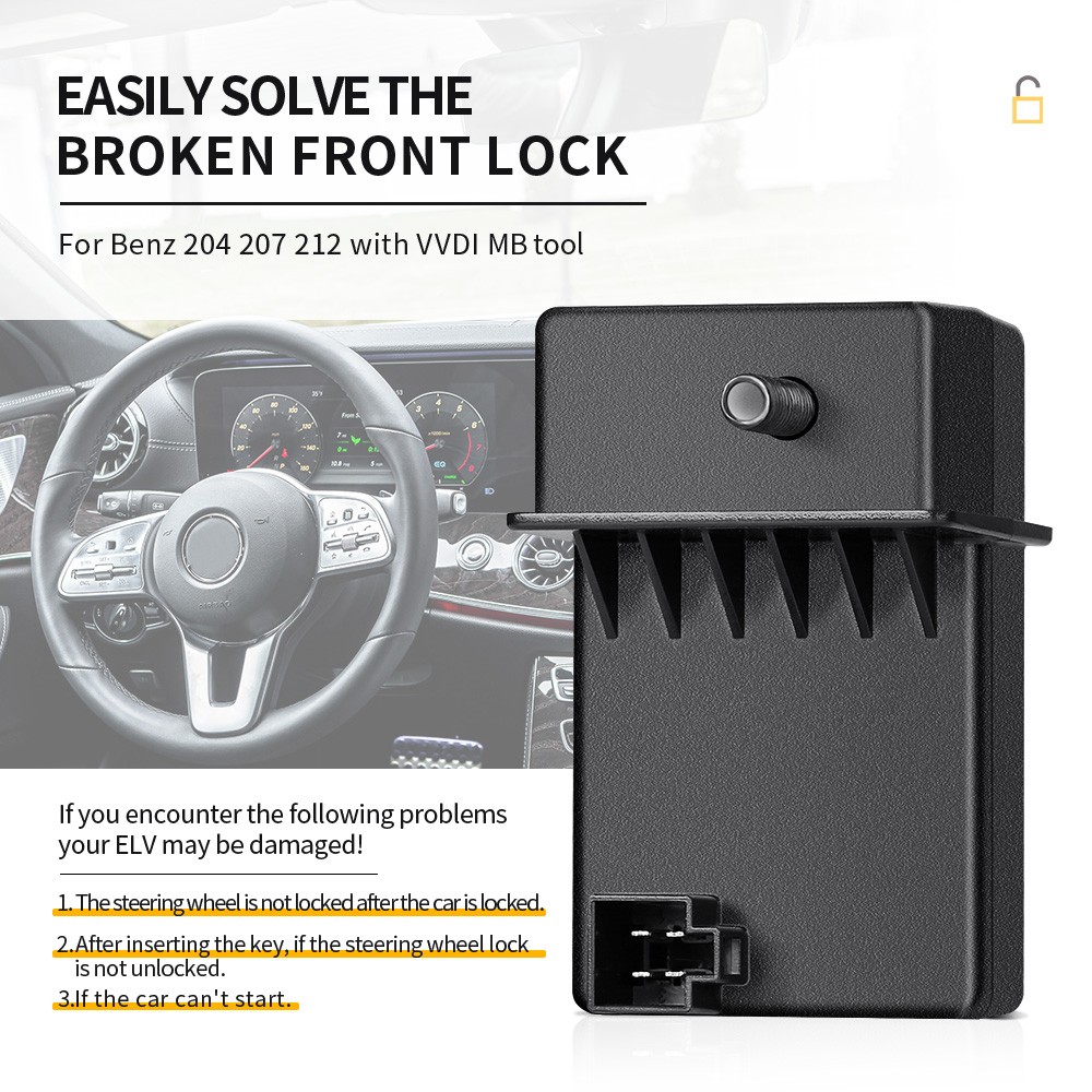 MB ESL ELV Emulator For Benz W204 W207 W212 Work CGDI MB Benz VVDI MB Tool USA