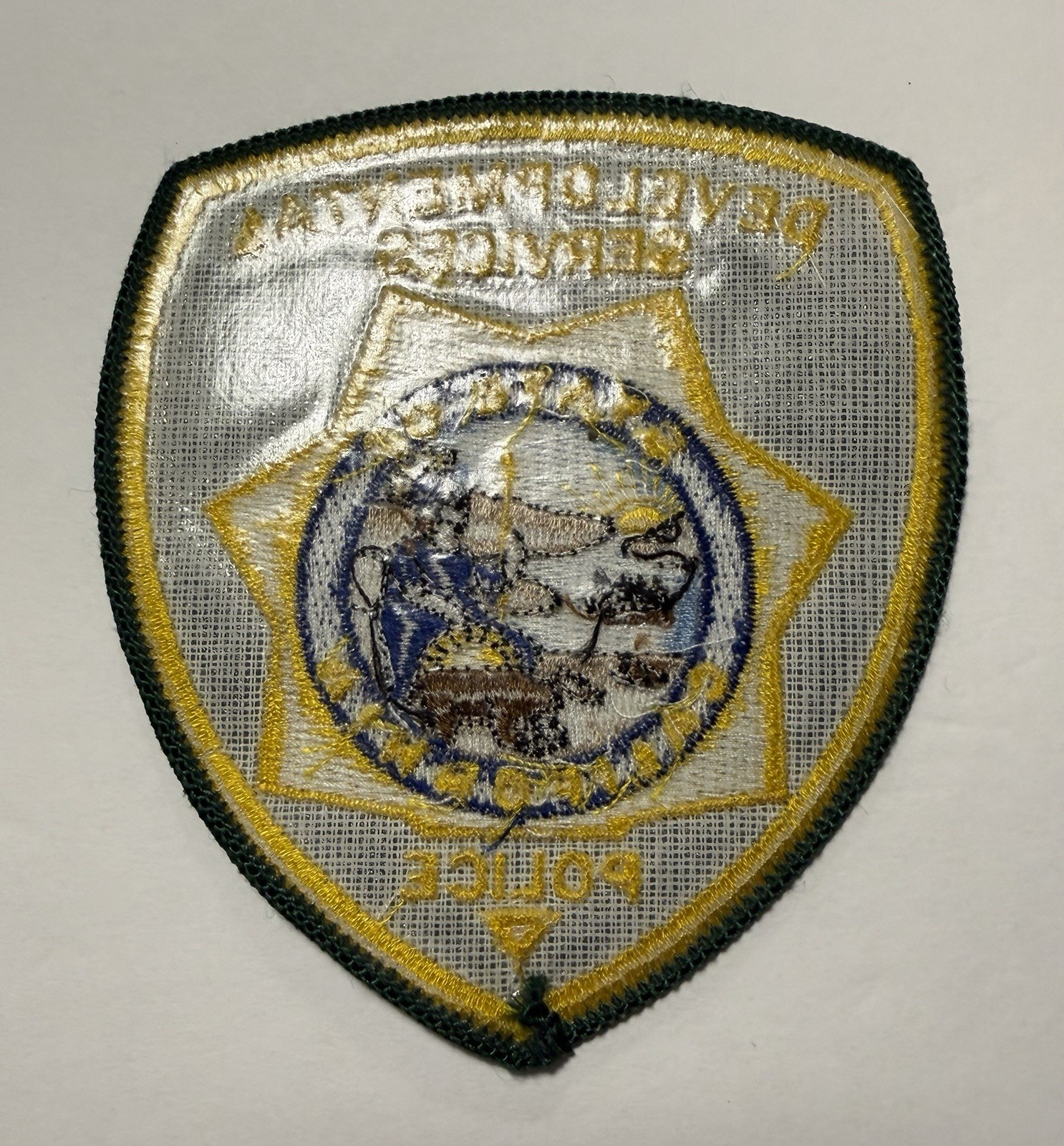 CALIFORNIA DEVELOPMENTAL SERVICES POLICE DEPT PATCH #D116