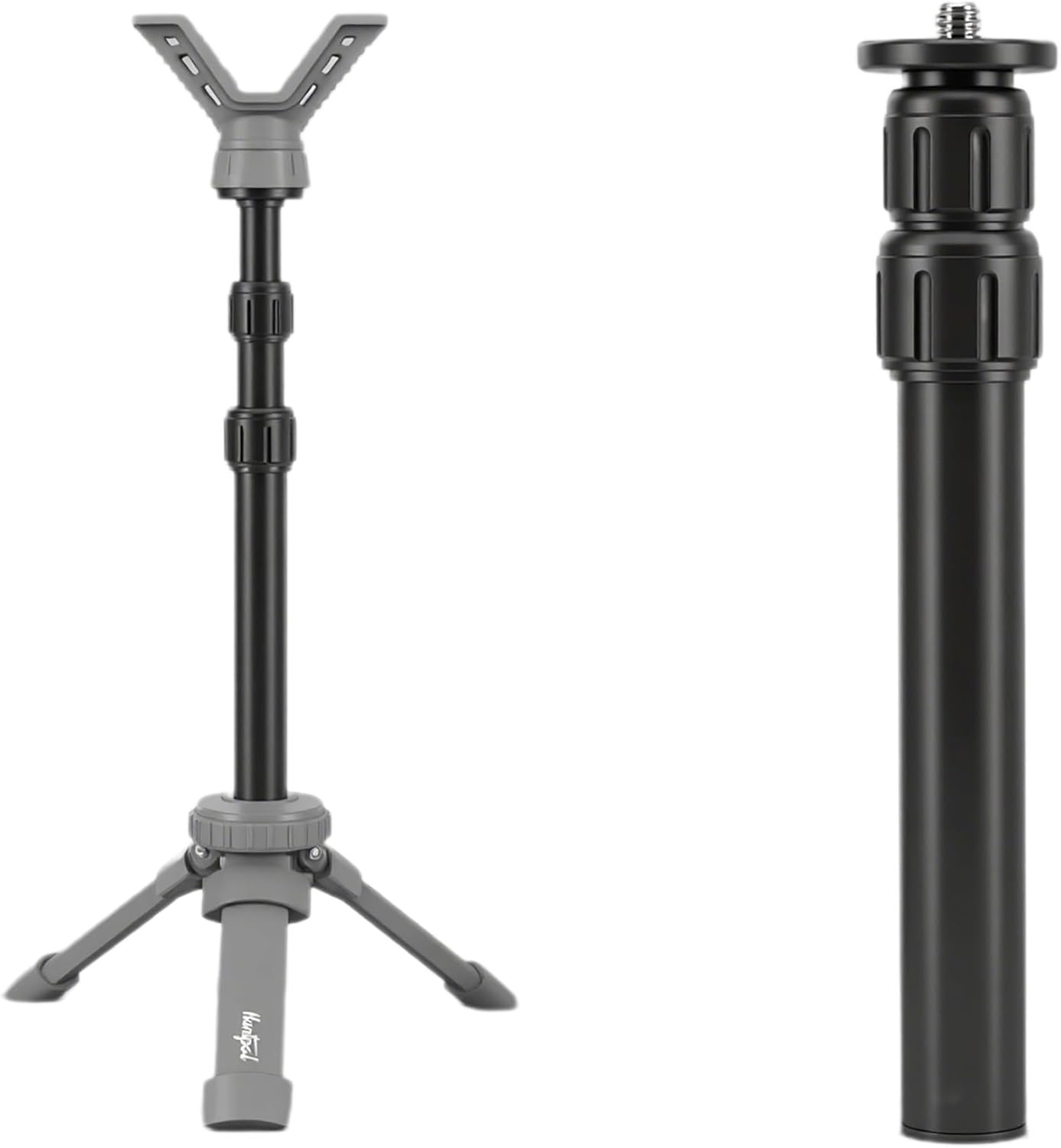 Shooting Stick Hunting Tripod Height Adjustment Center Column Aluminum 3