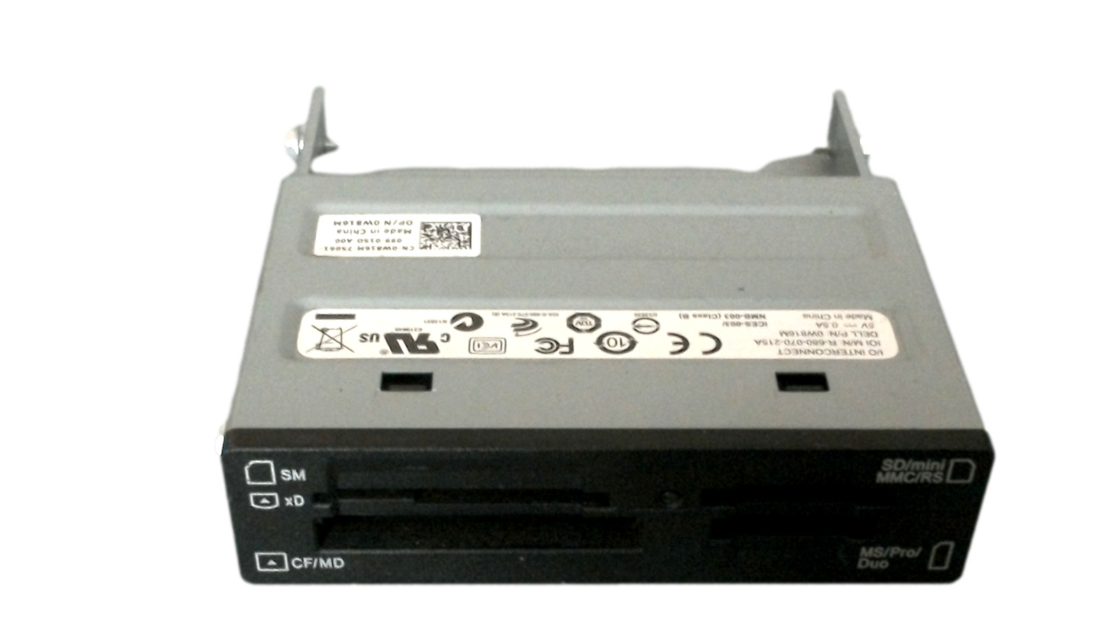 Dell OptiPlex Precision 19-Way Media and Flash Card Reader 0W816M No Cable