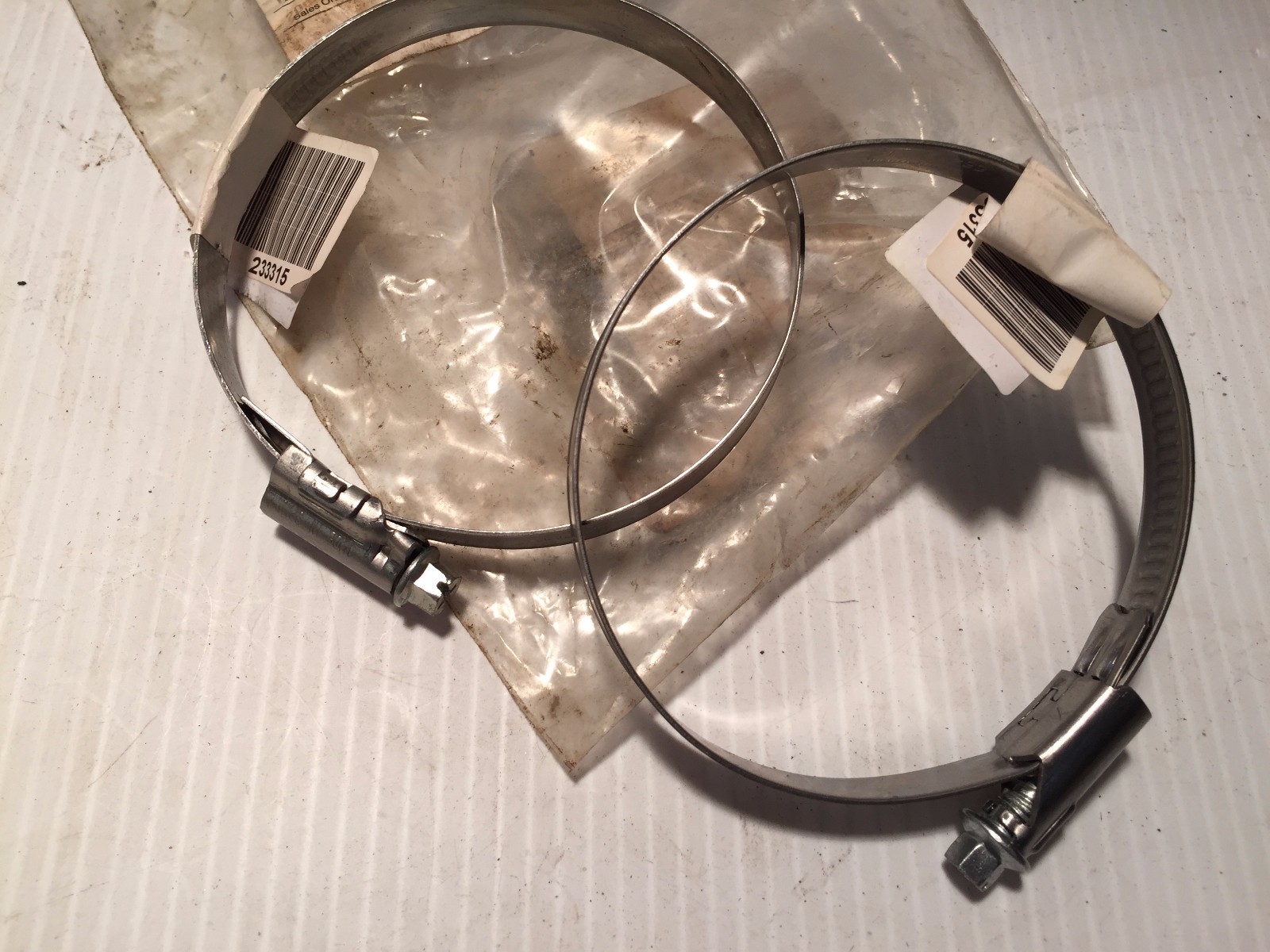 233315  Wirtgen  HAMM   HOSE CLAMP      QTY of 2 CLAMPS