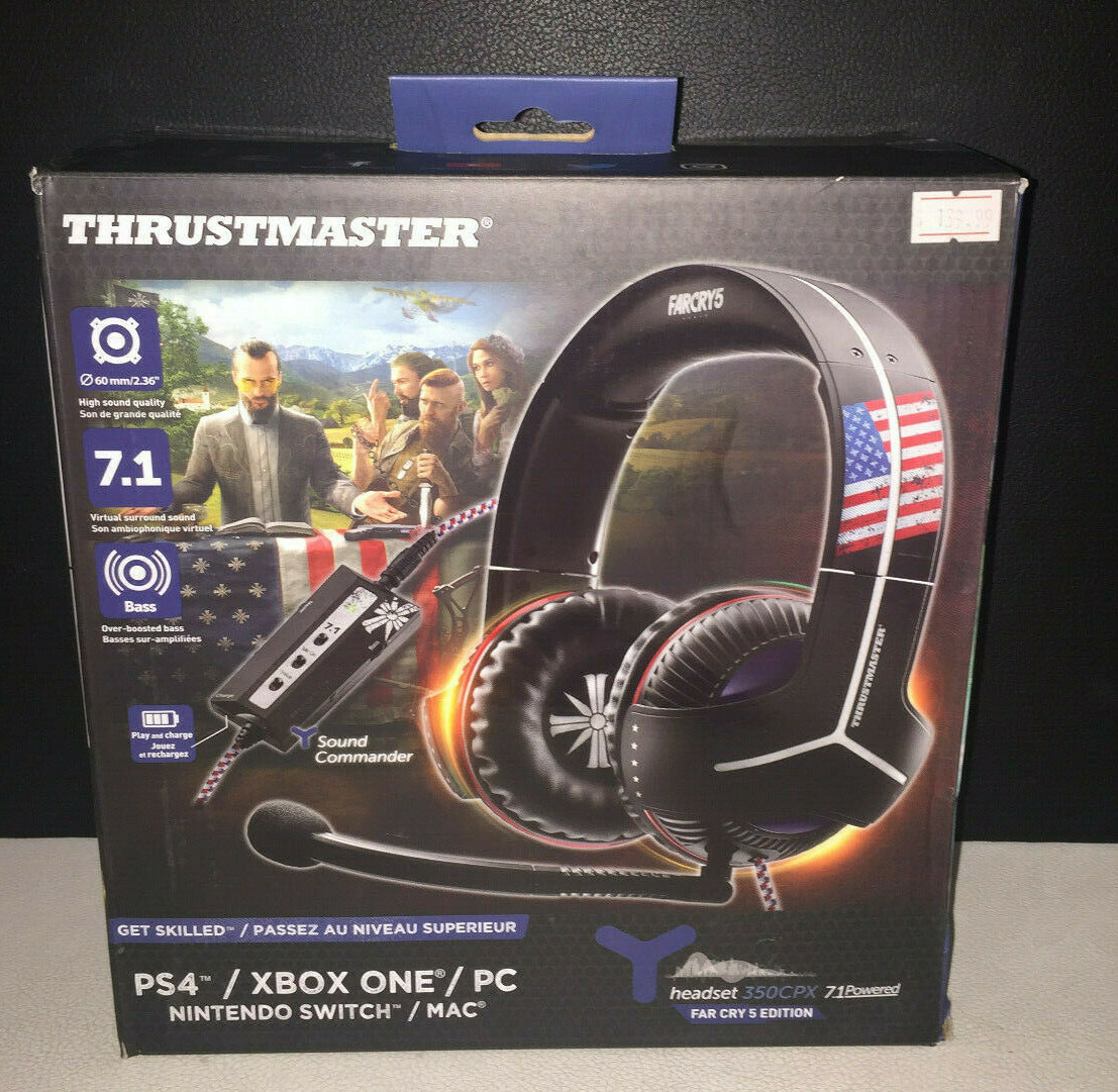 Thrustmaster 300CPX Black Over the Ear Headsets