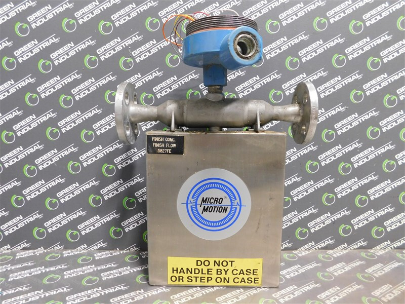 USED Micro Motion DS040S113 Mass Flow Sensor 1/2" 150# 05849 Meter Factor