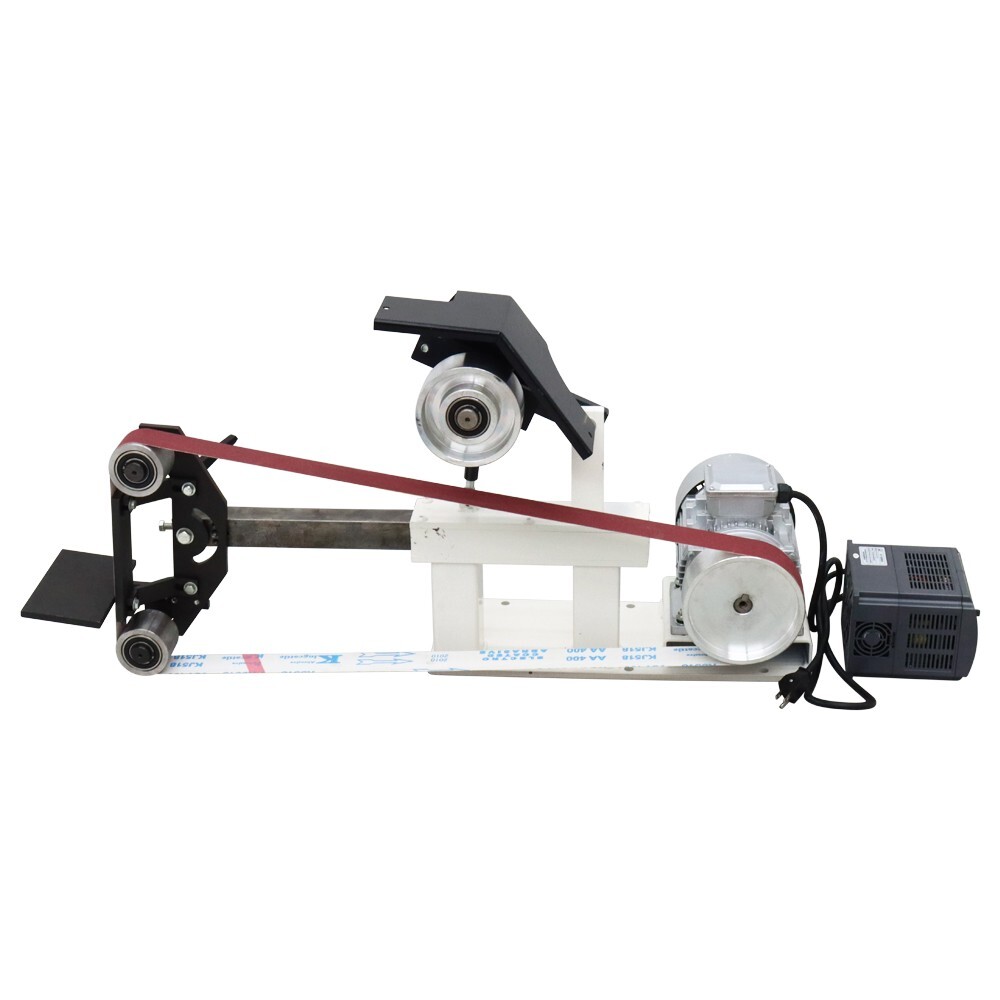 Belt Sander Grinder Polishing Machine for Arc/Flat/Concave Grinding 72-82in Belt