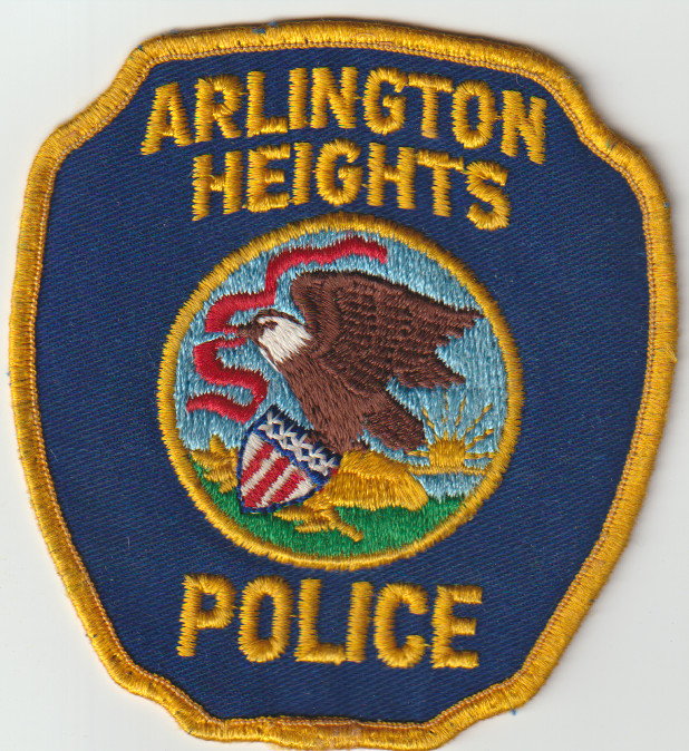 Arlington Heights IL very old non shield shape patch