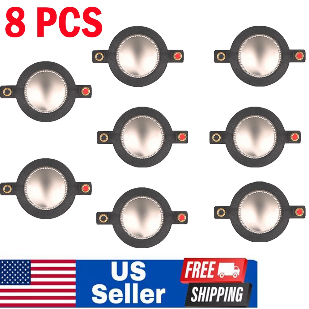 Replacement Diaphragm For DS18 PRO-D1 & PRO-DKH1 Horn Driver 8 Ohm 44.4mm 8PCS
