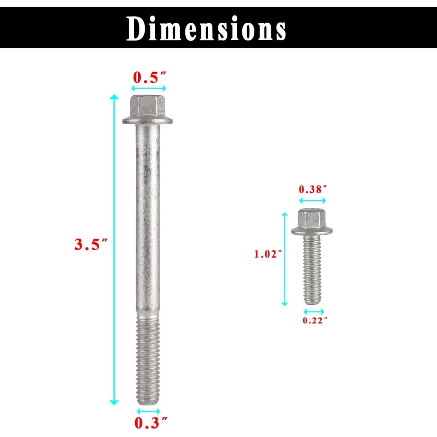 Stainless Steel Water Pump & Thermostat Bolt Kit for LS1, LS2, LS3 Engines