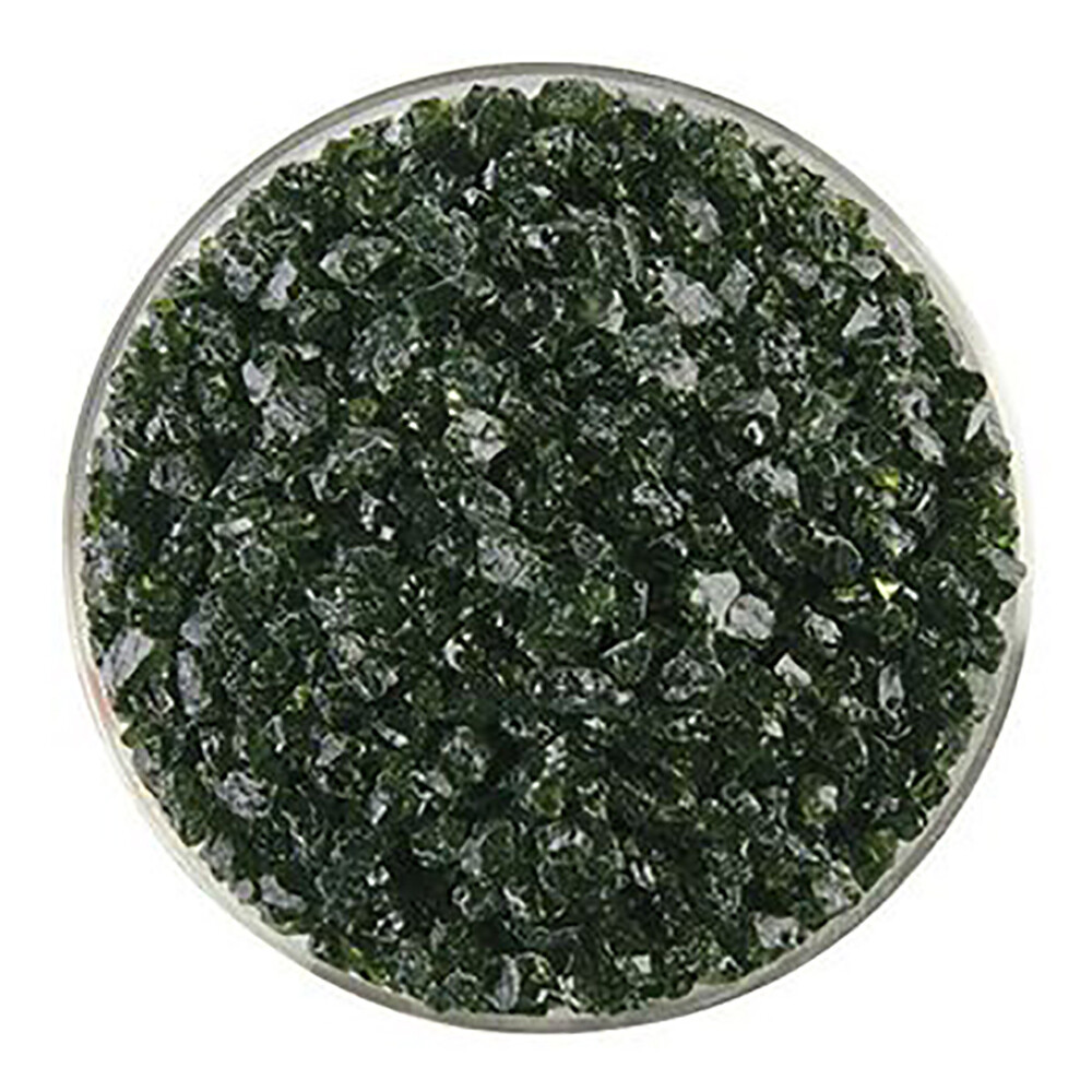 Bullseye Frit Medieval Green Coarse 5oz. 90 COE
