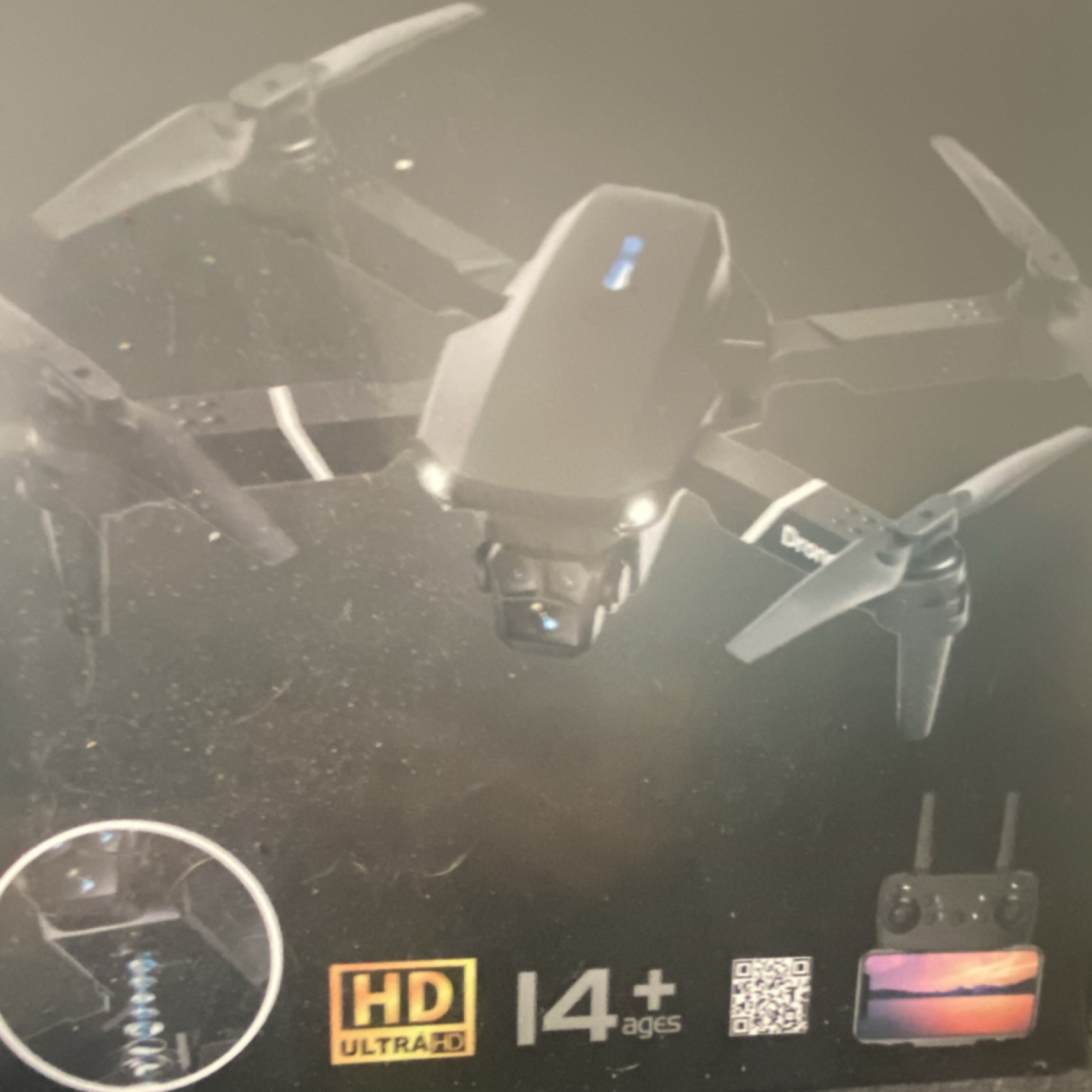 Drone P13-1 Intelligent Obstacle Avoidance Quadcopter with Camera, Hobby Grade