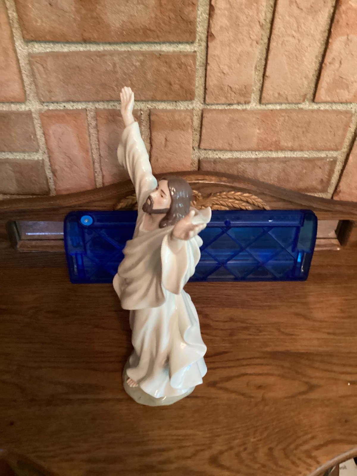 Jesus Figurine Porcelain 13" Tall