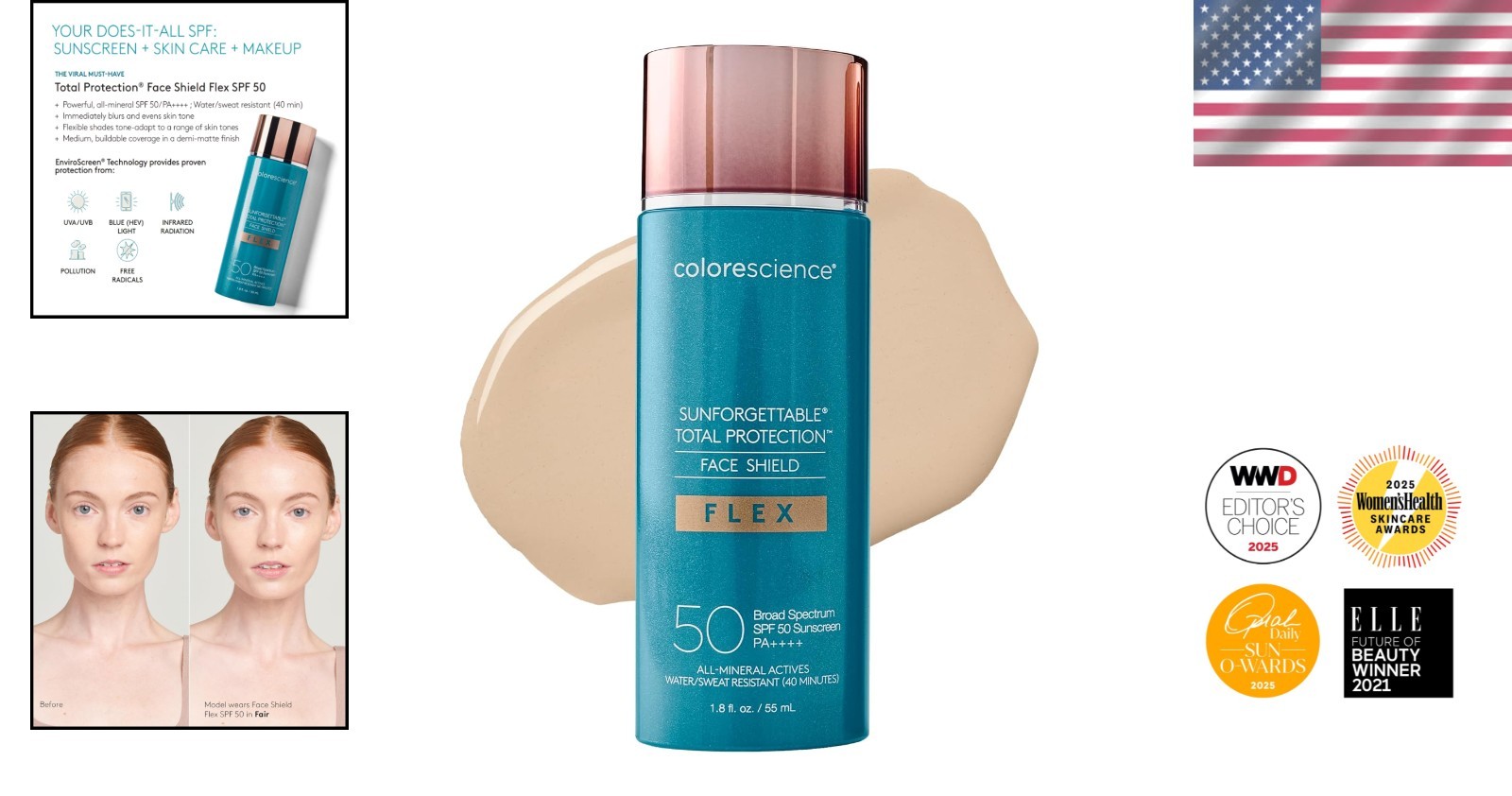 Colorescience Total Protection Face Shield Flex SPF 50