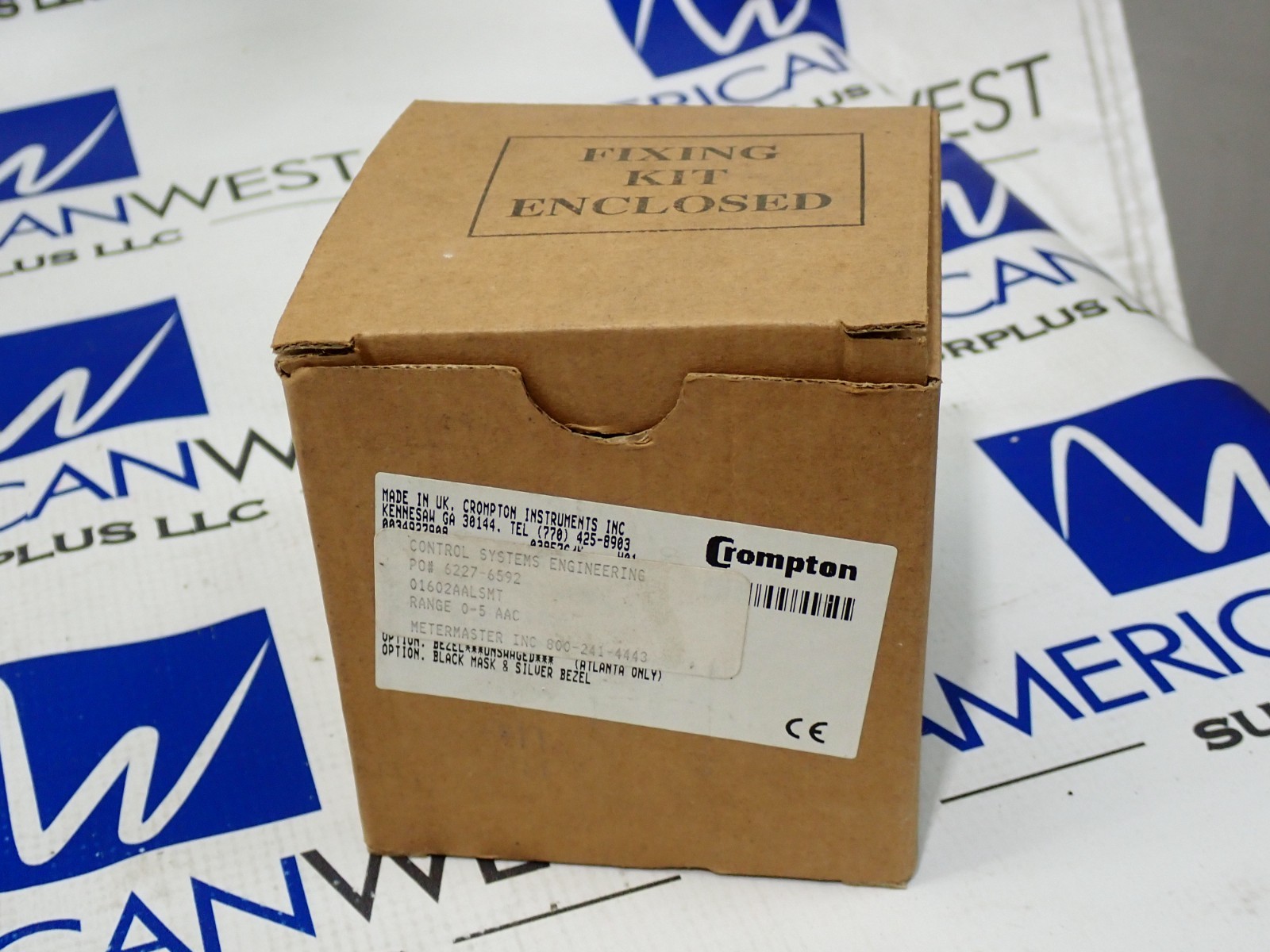 Crompton 01602AALSMT 0-5 AAC Panel Meter