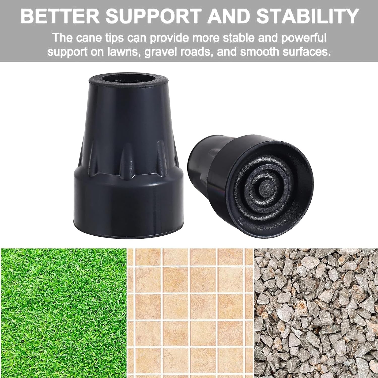 Crutch Padding and Crutches Accessories, Comfort Sets-Black