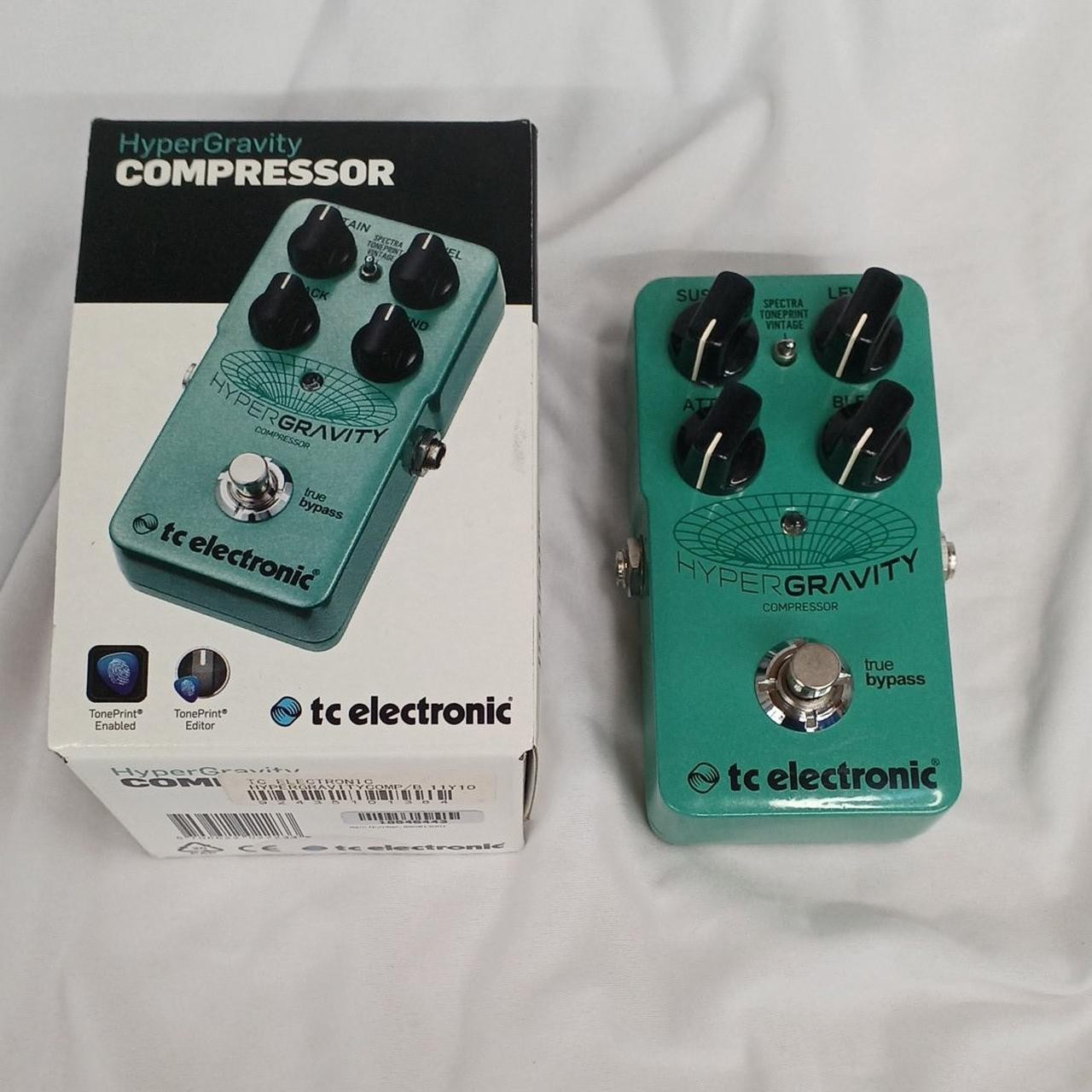 TC ELECTRONIC HyperGravity Compressor Guitar Effects Pedal Authentic