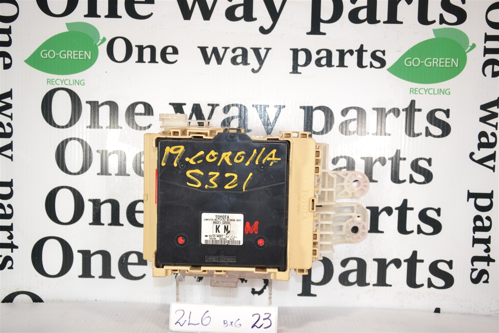 8922102550 Toyota Corolla 2017-2018 Fuse Box Multiplex BCM Module OEM 2L6 23 B6