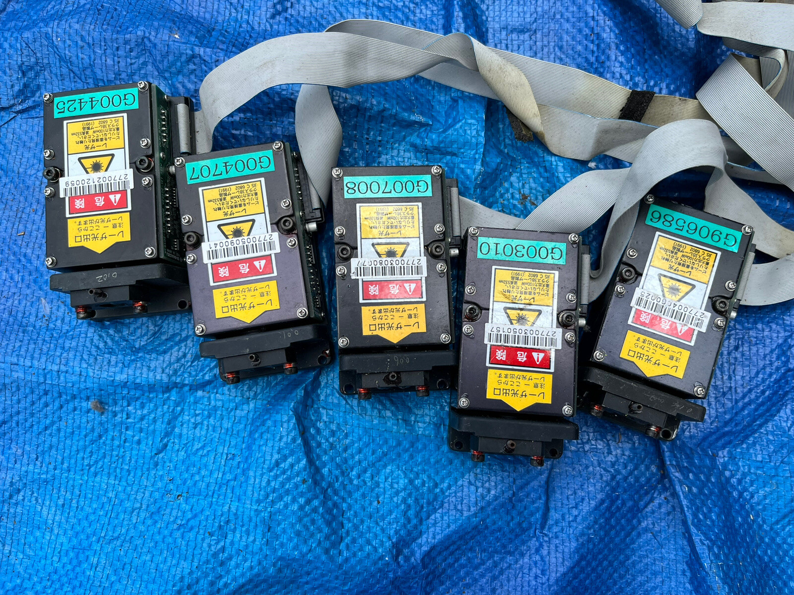FIVE !Noritsu Type A Green Laser Guns Untested For Parts / Could Work Not Tested