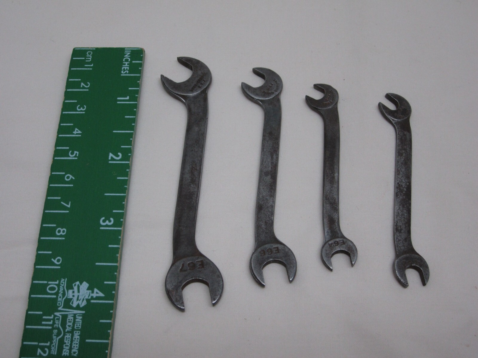 4 Duro Chrome E67 to E63 Ignition Angle Wrenches Double Open End